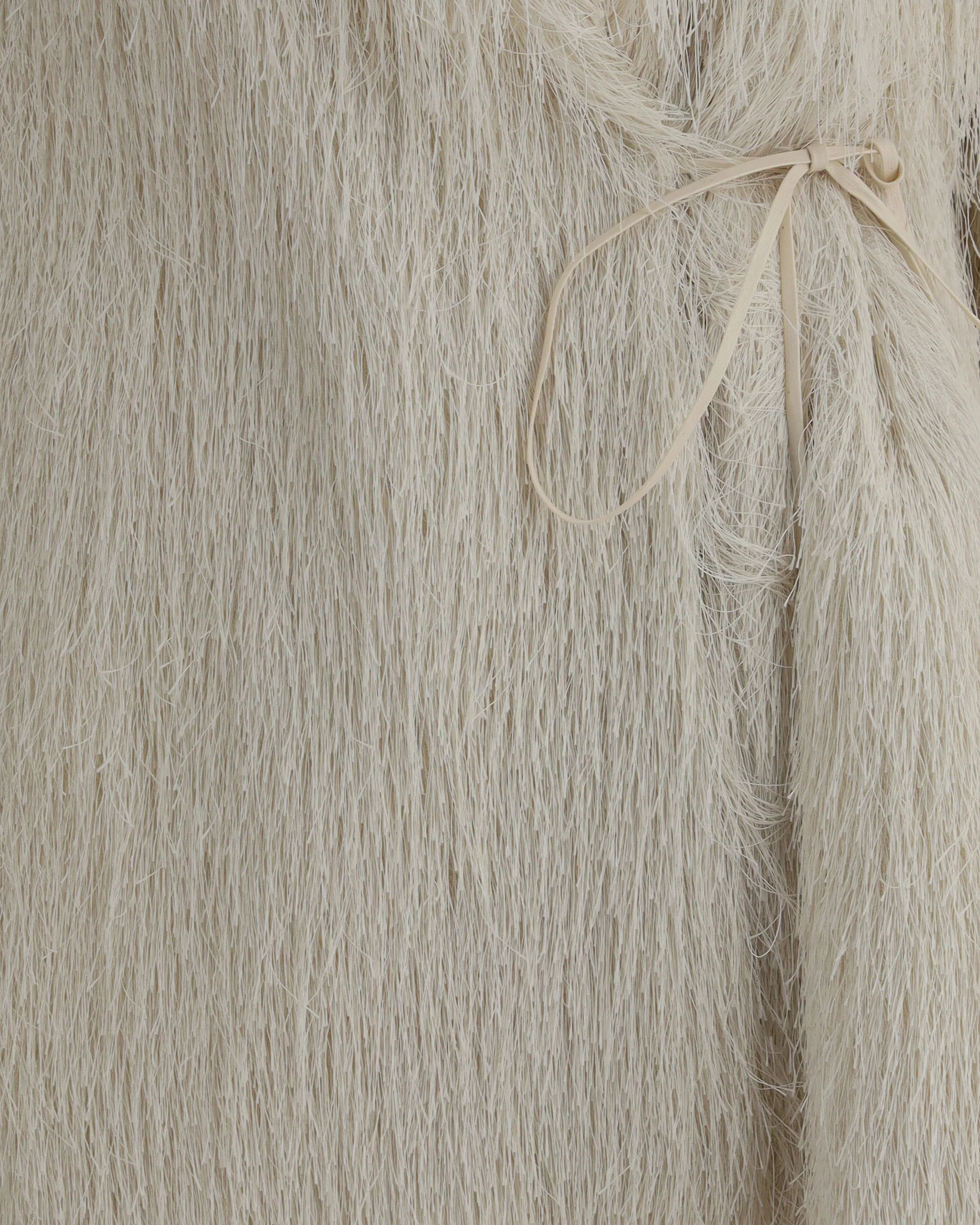 Rivla Fringed white Coat - Image 5