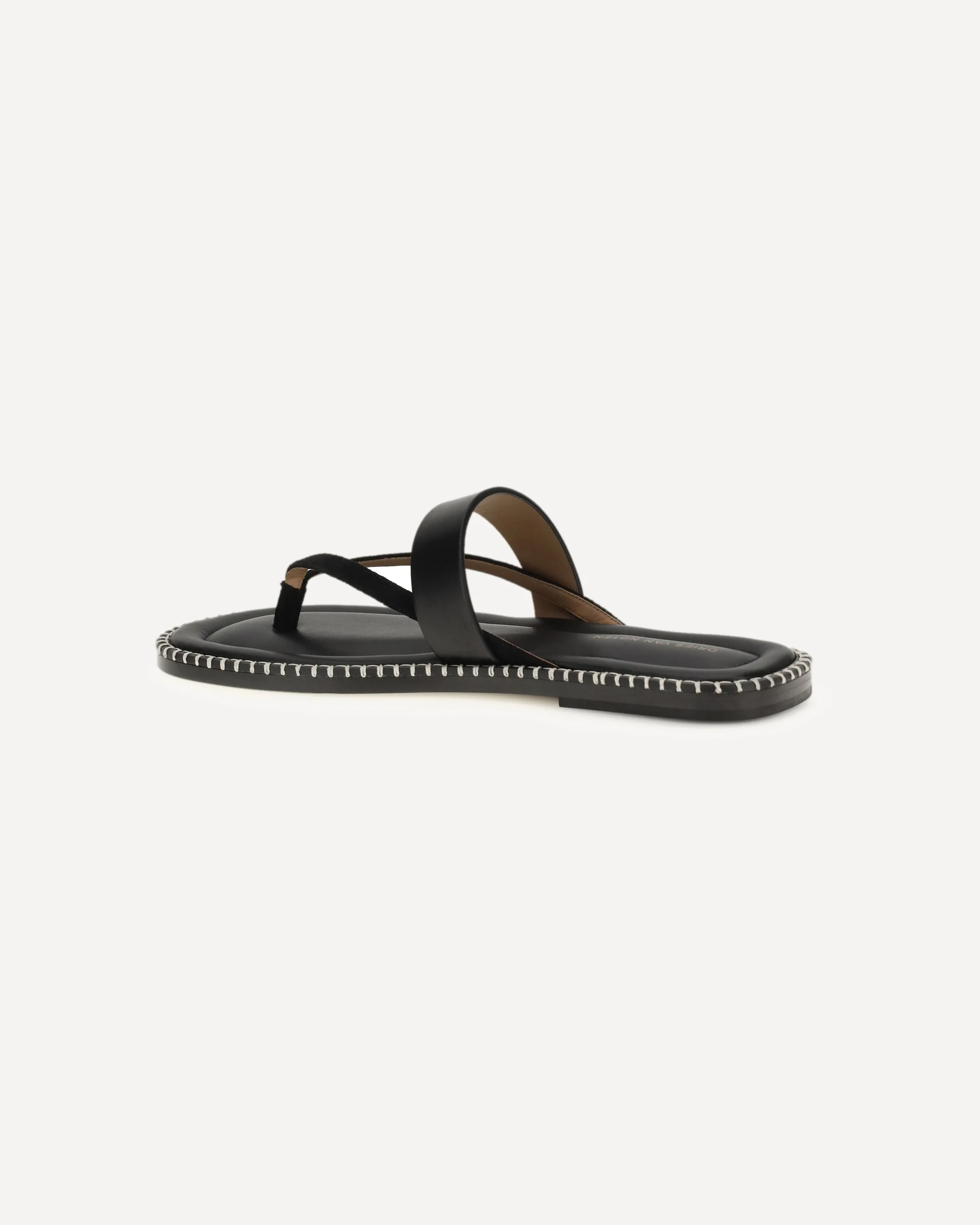 Slip-on leather Sandals with sequins - Image 5