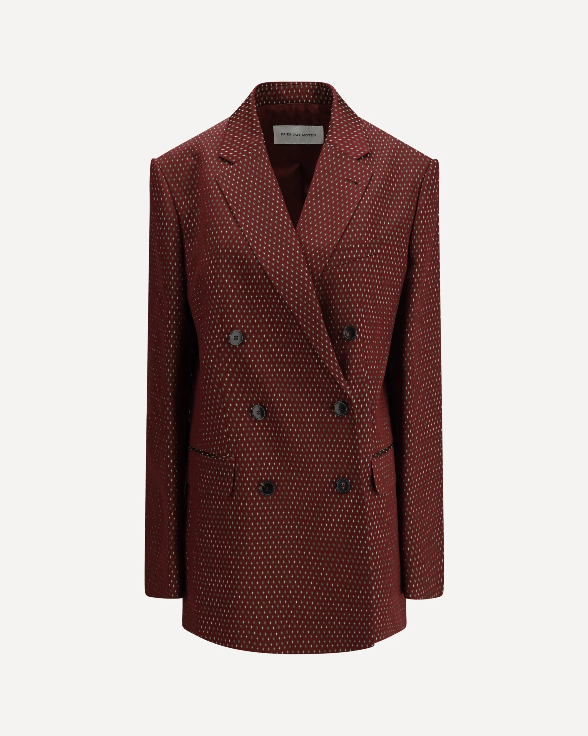 Jacket with a jaquard tie motif - Image 3