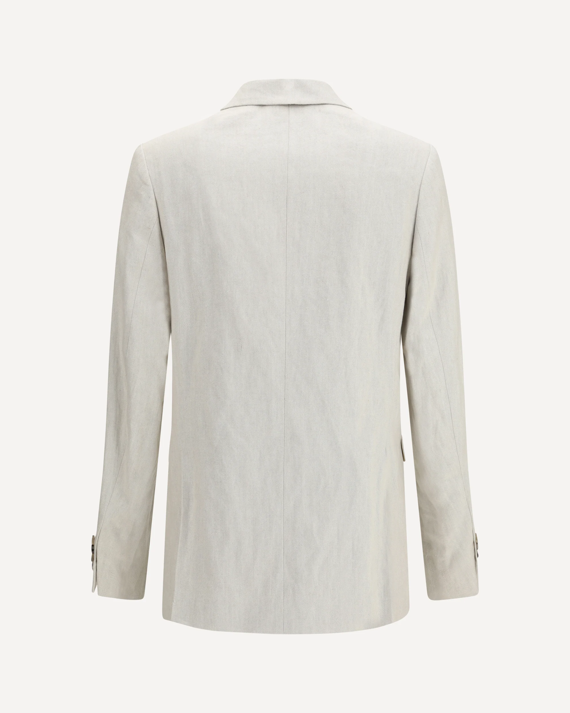 Barry Blazer in a cotton and linen herringbone blend - Image 4