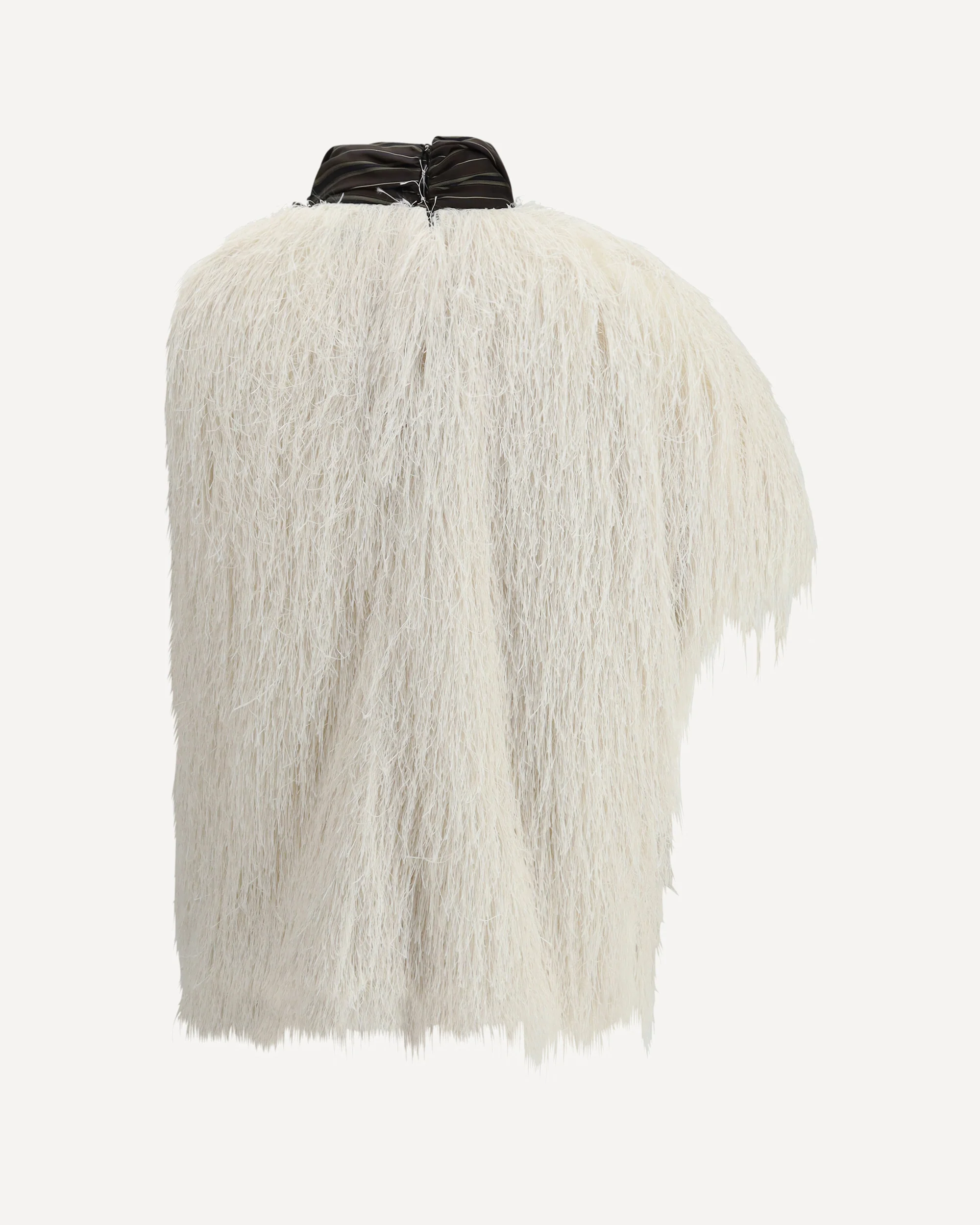 Halterneck fringed Top with a striped Scarf - Image 4