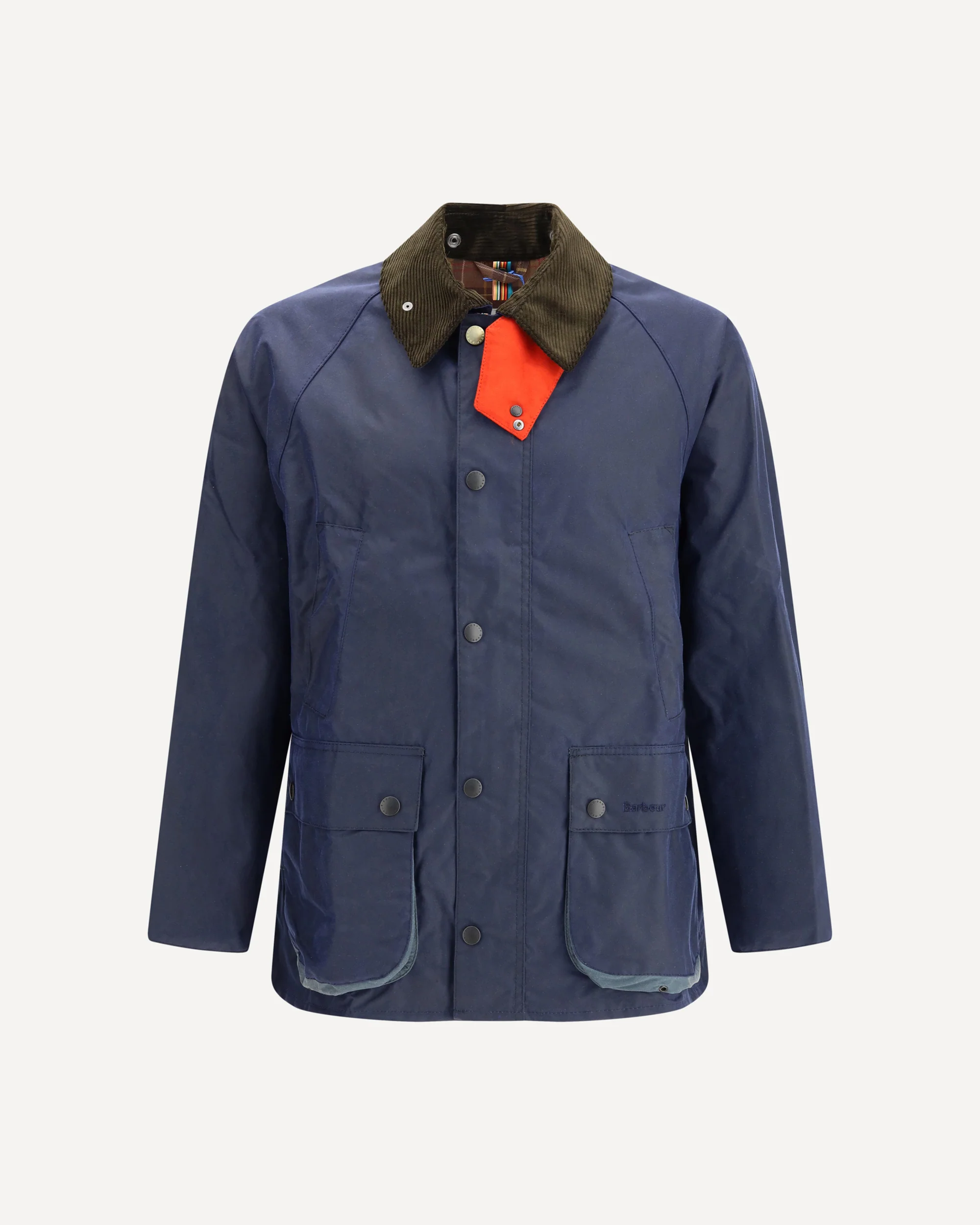 Waxed Jacket with a corded velvet collar - Image 3