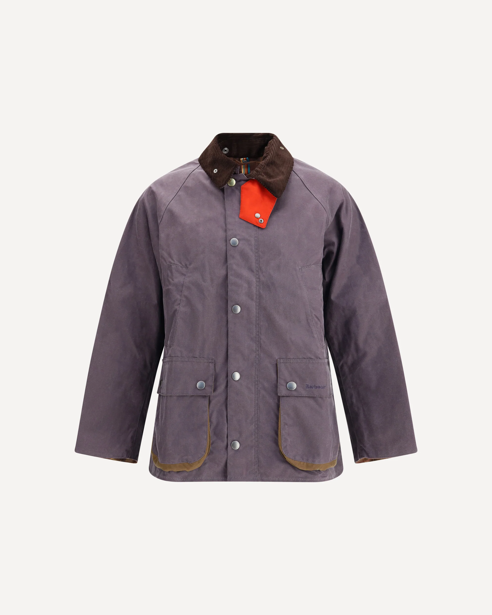 Waxed Jacket with a corded velvet collar - Image 3