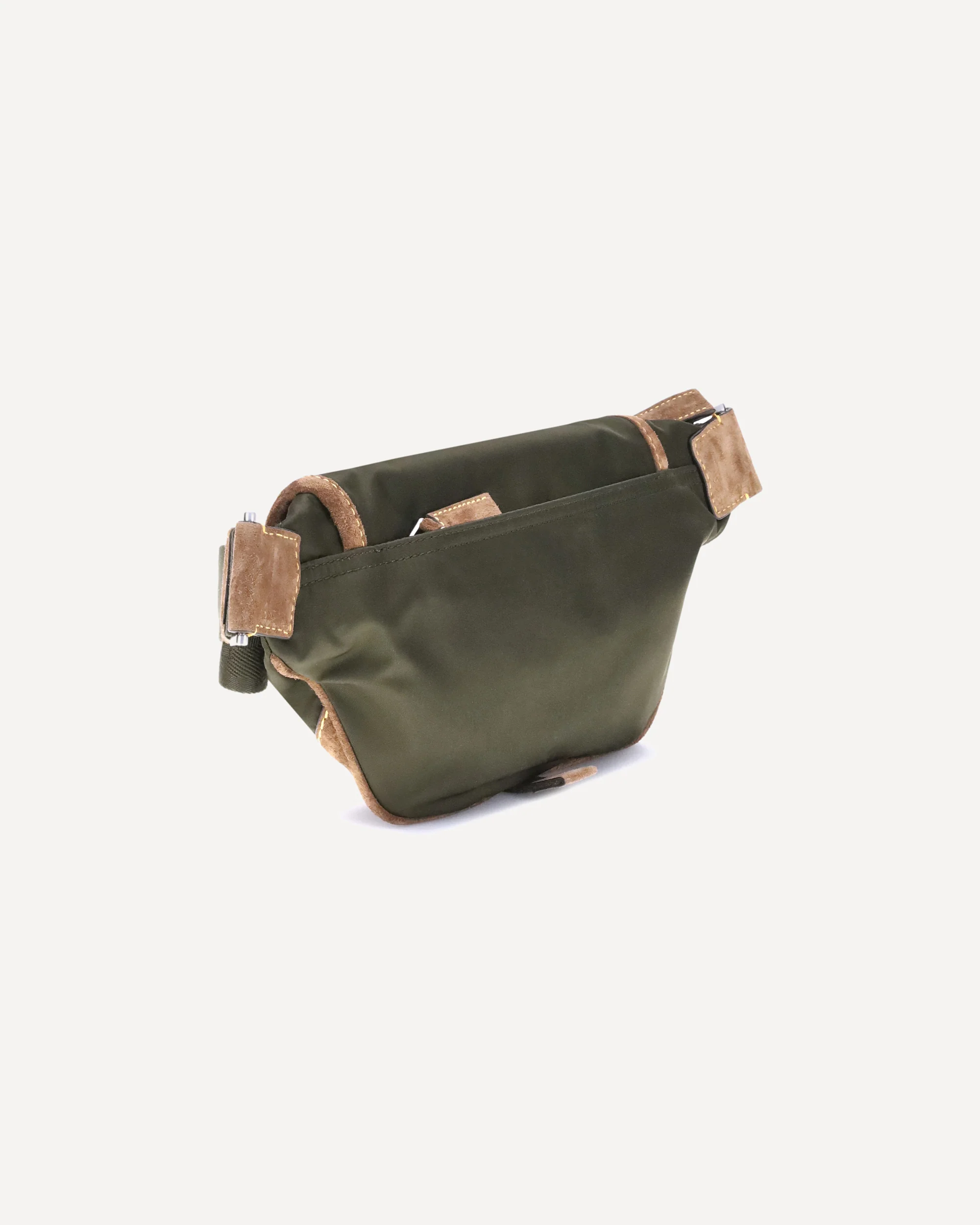 Re-Nylon and suede Fanny Pack - Image 5