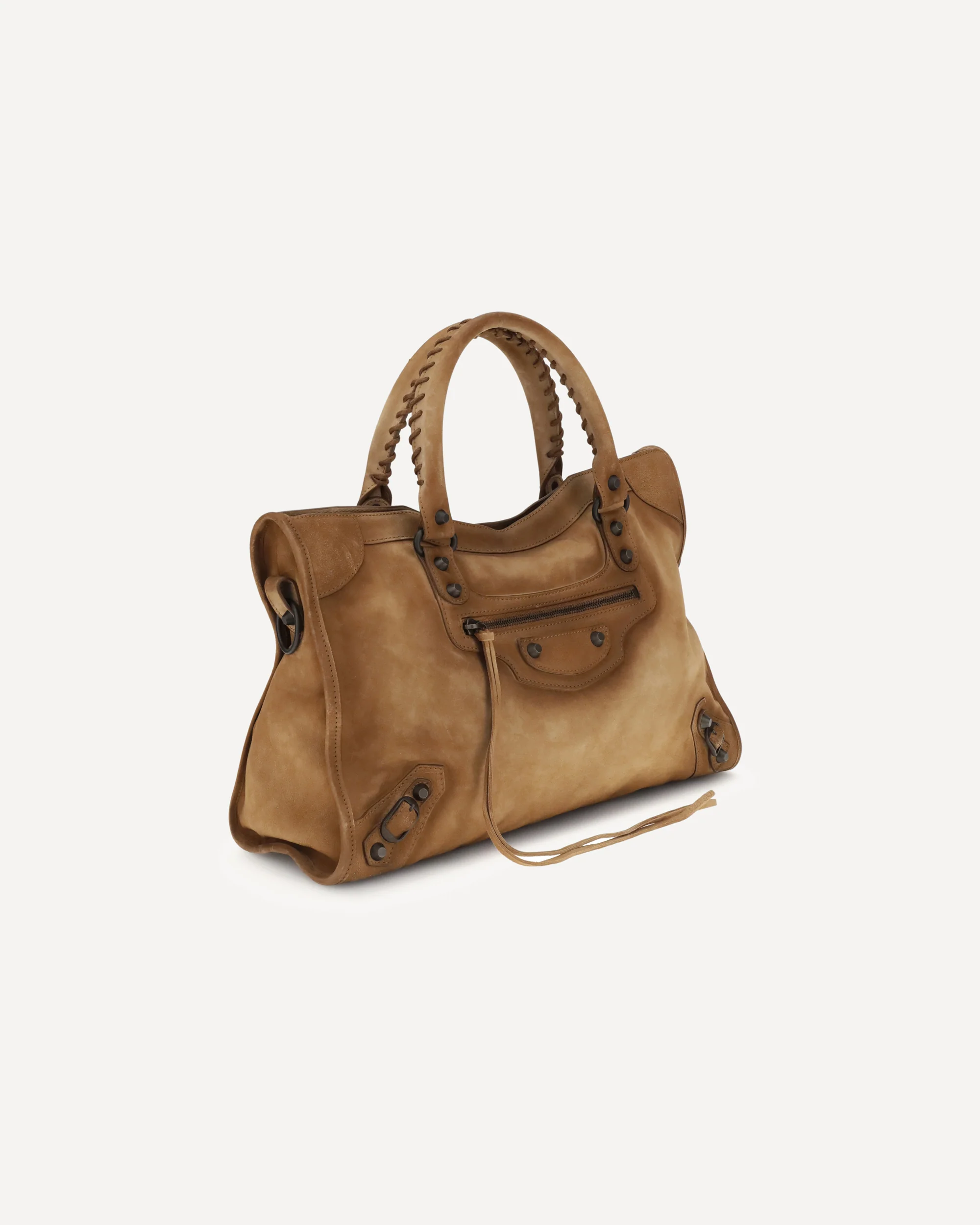 Suede Le City medium Handbag - Image 4