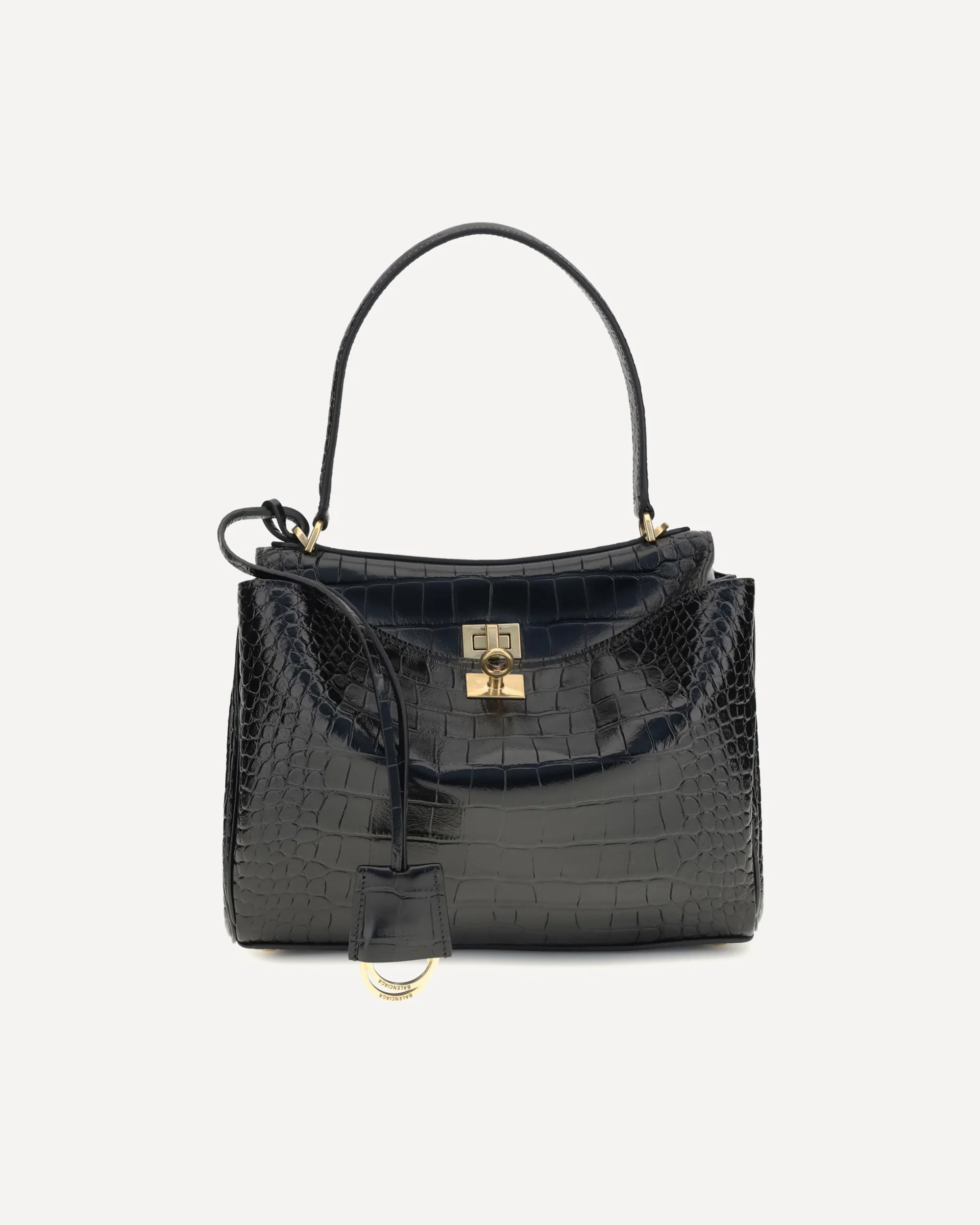Rodeo Shoulder Bag in crocodile-print leather - Image 3