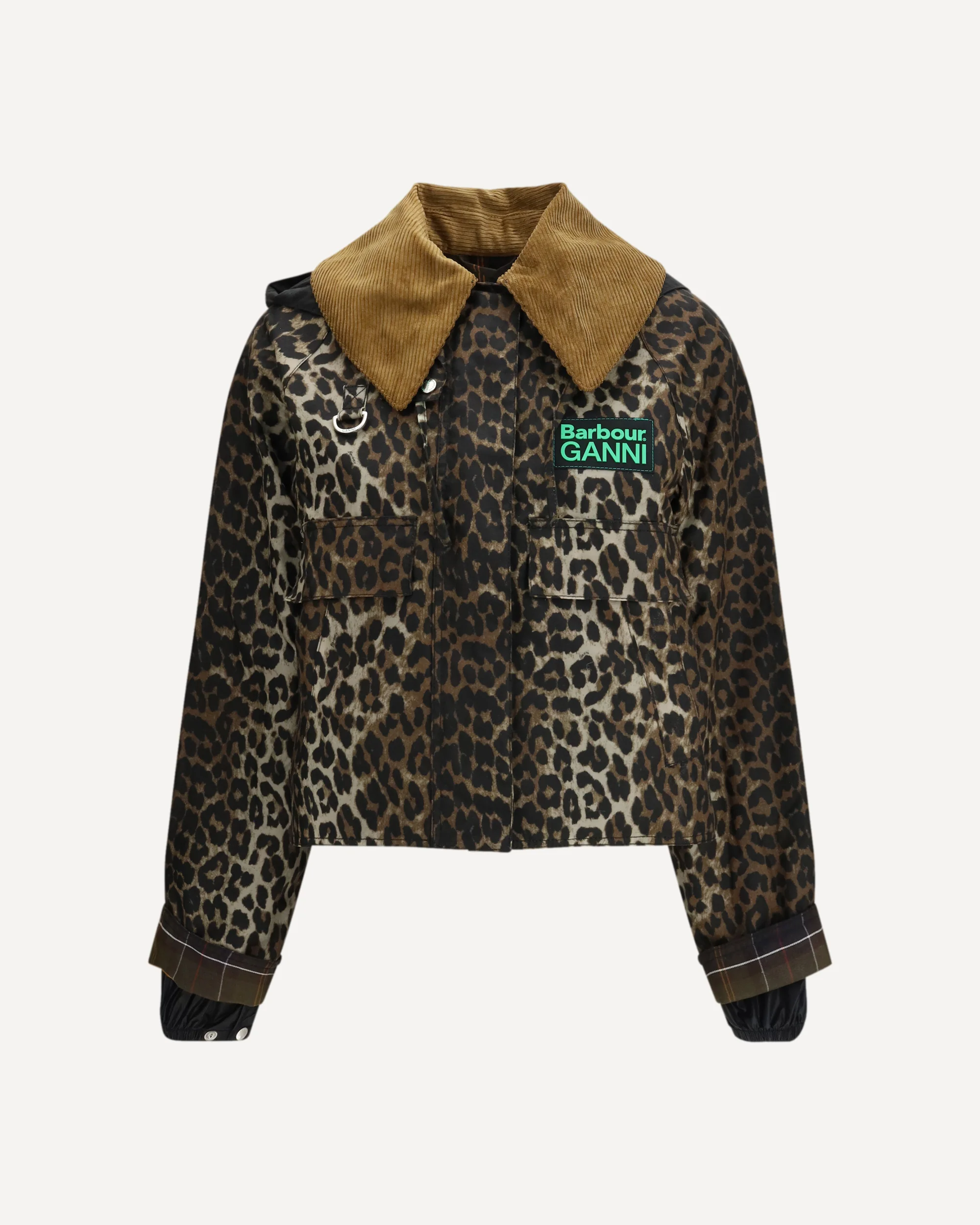 Waxed cotton Anorak smock by Barbour x GANNI - Image 3