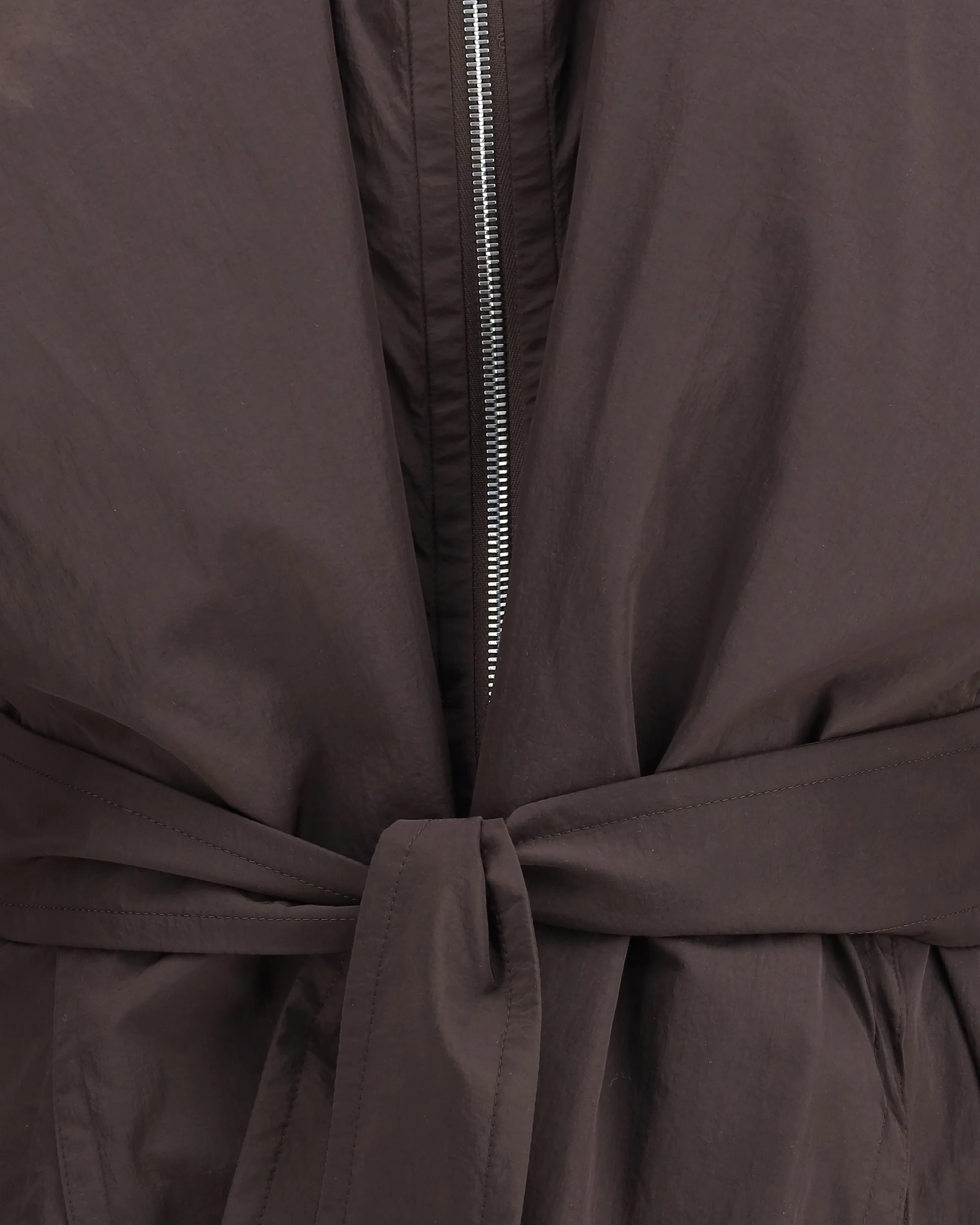 Oversized Barba Trench Coat in taffeta - Image 5