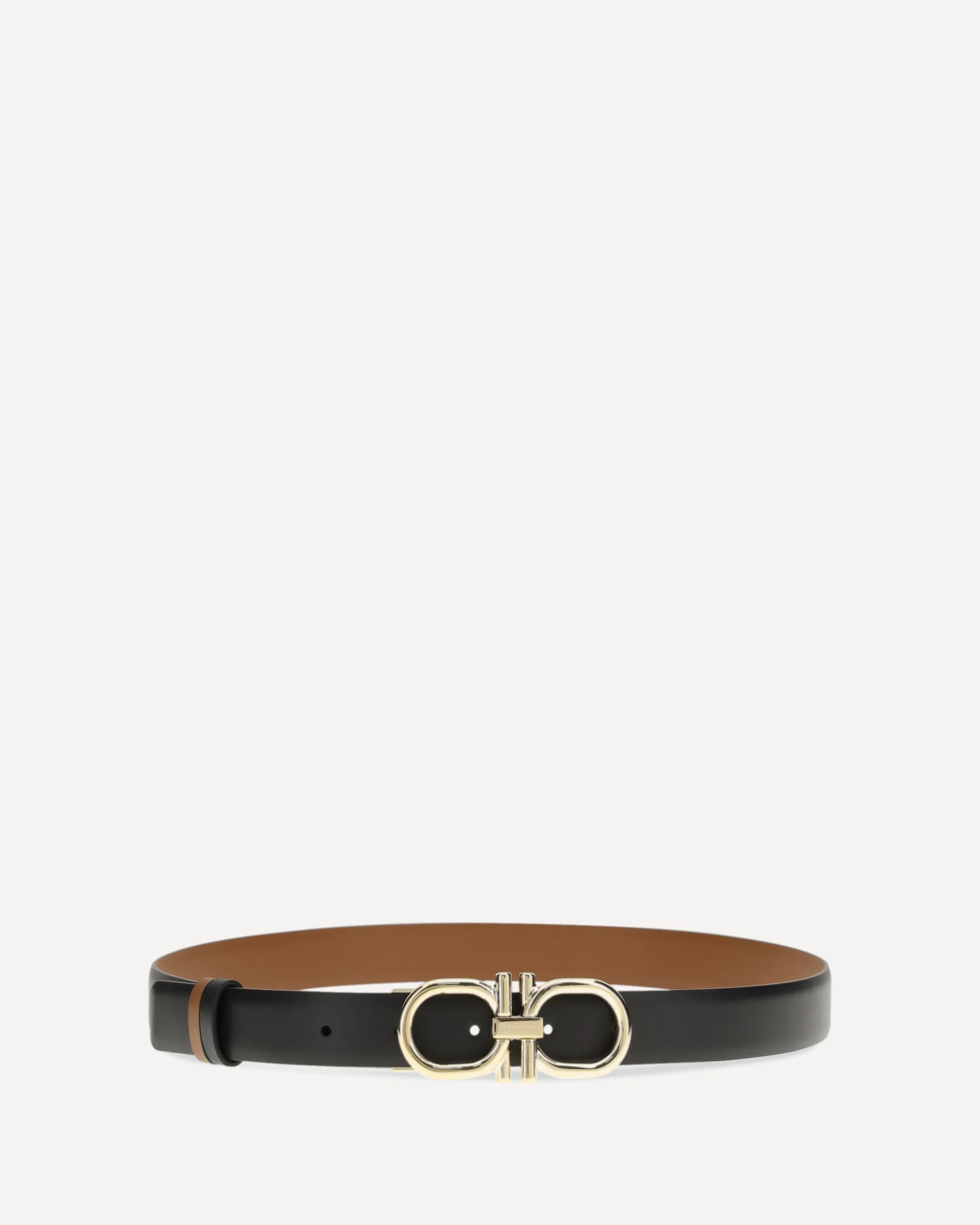 Adjustable and reversible Gancini Belt - Image 2