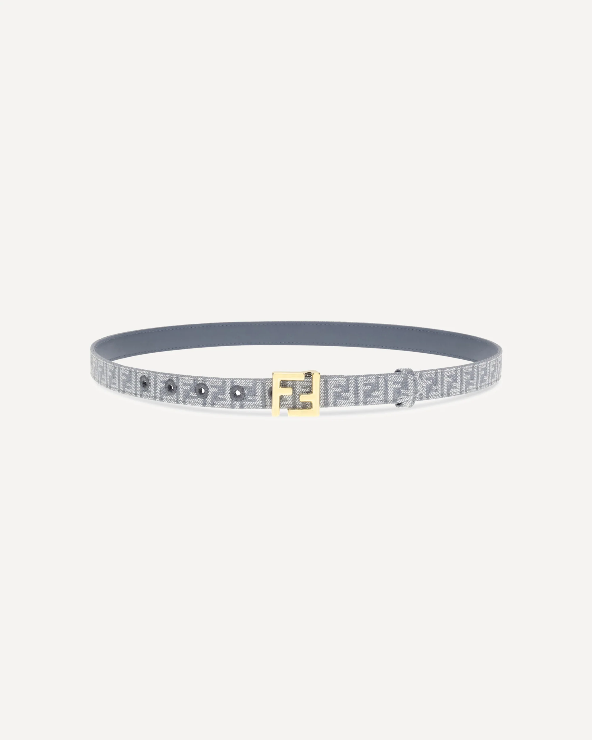 FF embroidered denim Belt - Image 4