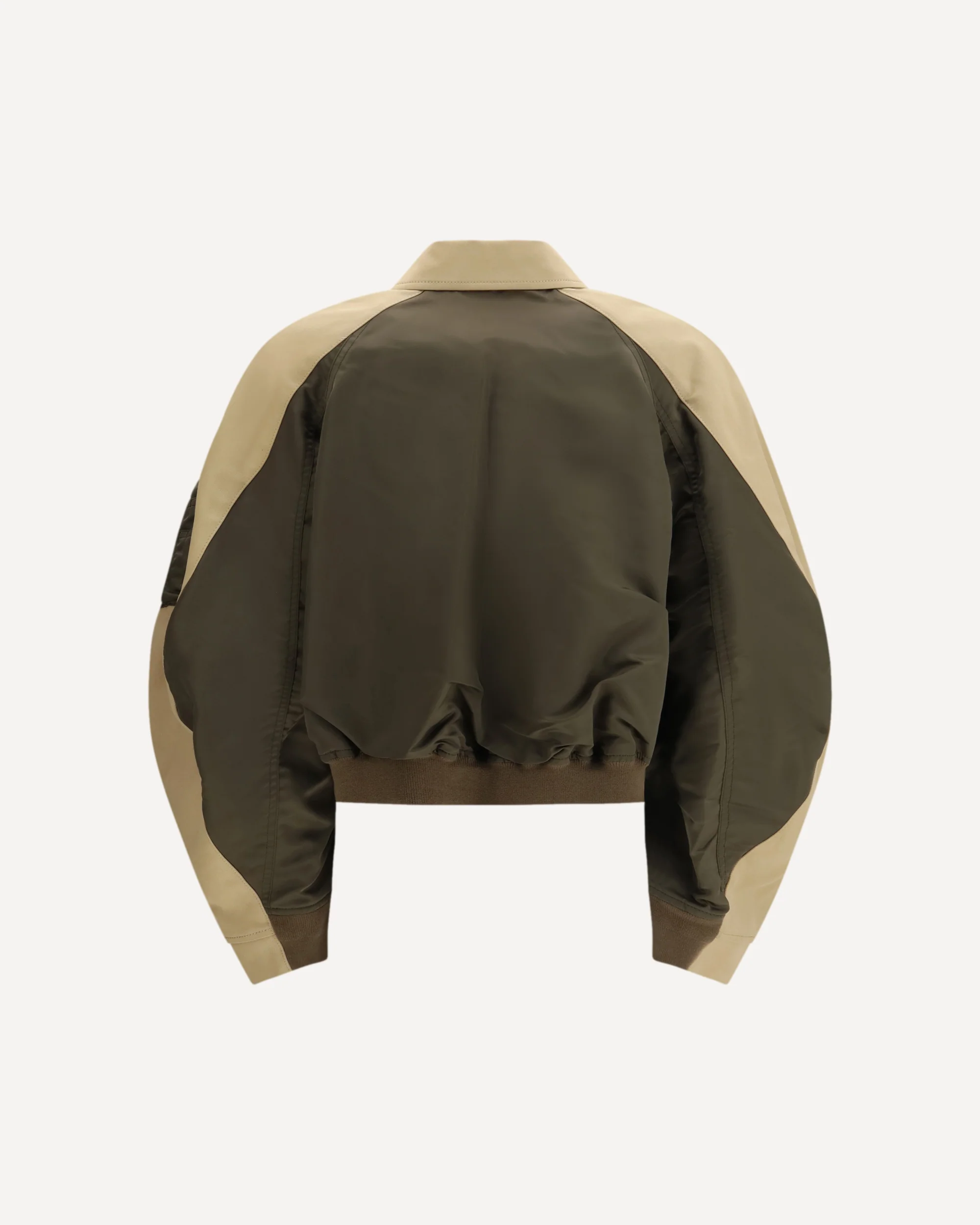 Cotton and nylon Bomber Jacke - Image 4