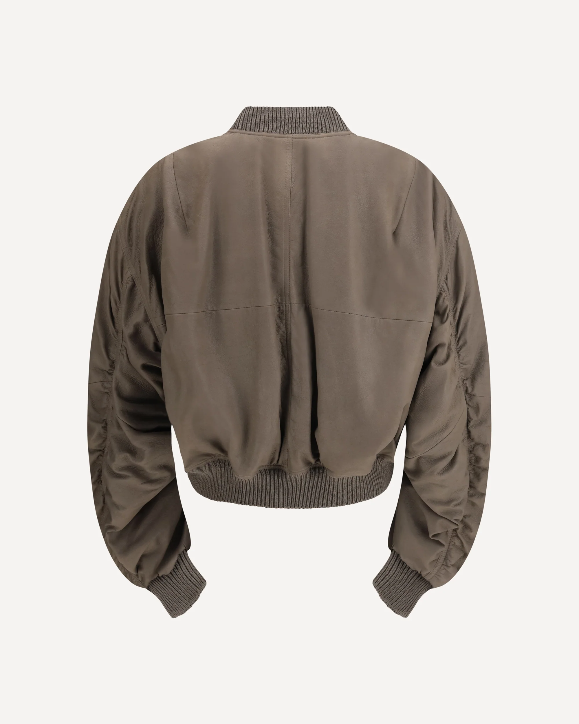 Secchia Flight Bomber in lambskin leather with padding - Image 2