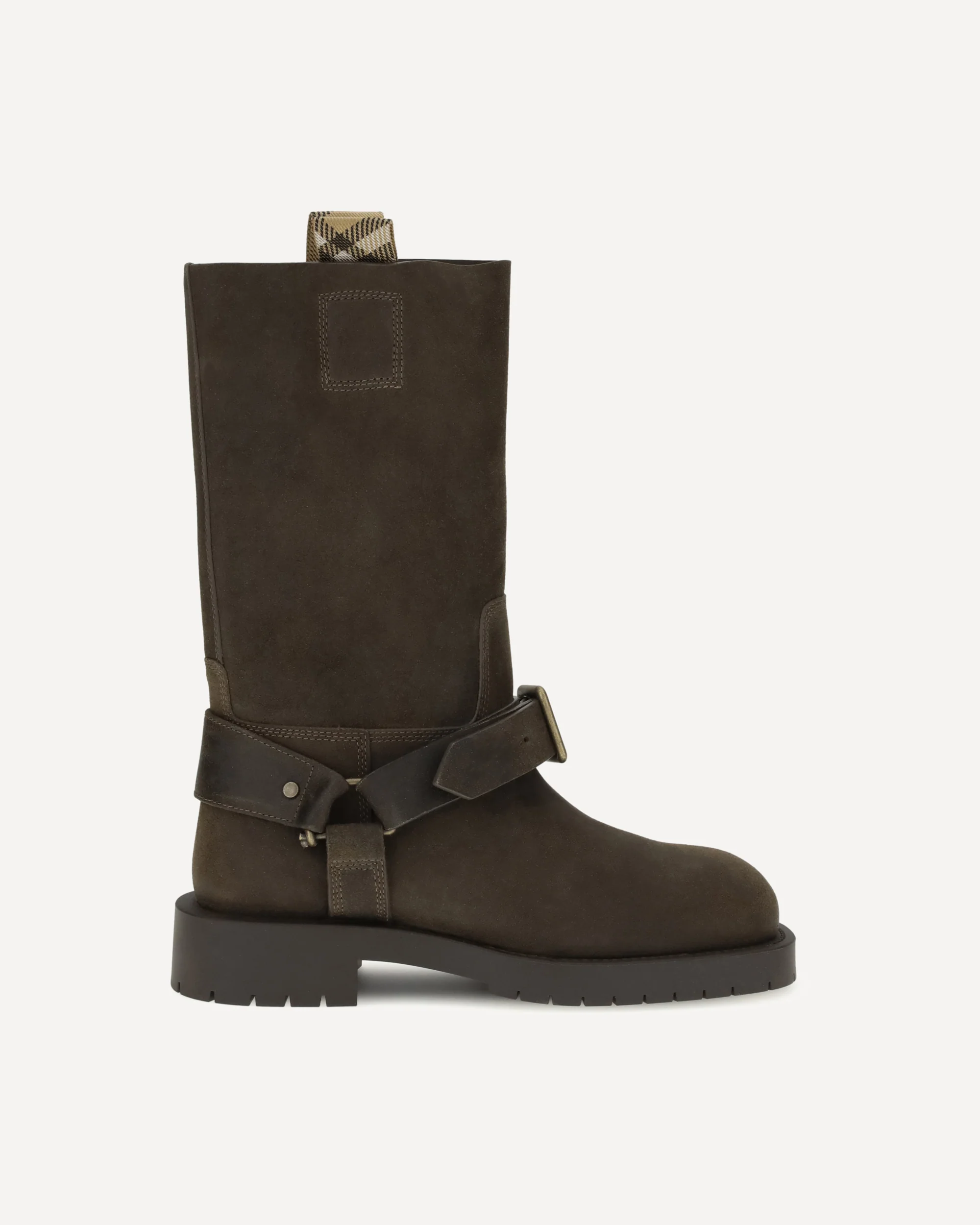 Suede Saddle Ankle Boots - Image 3