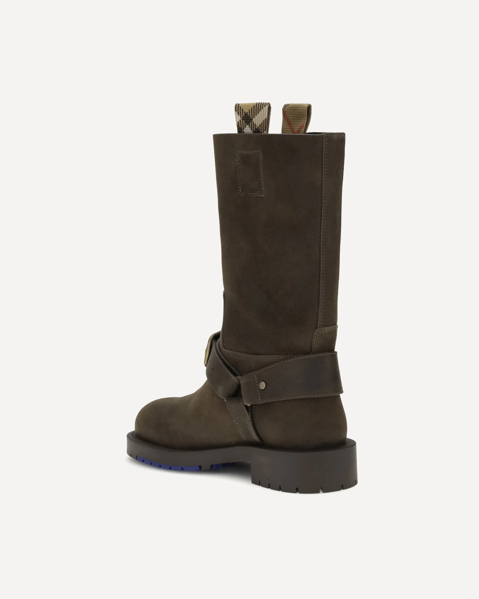 Suede Saddle Ankle Boots - Image 5