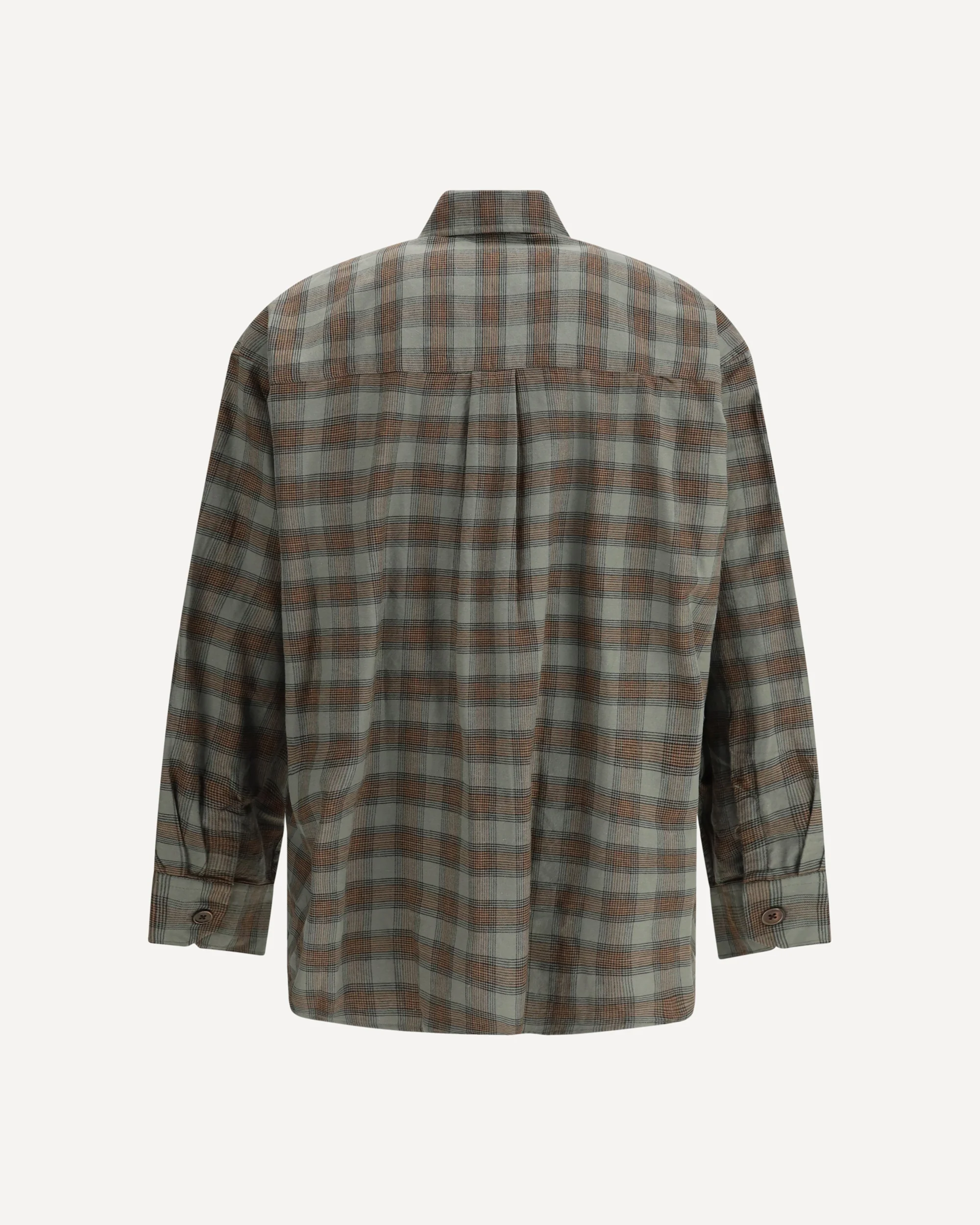 Flannel Check Borrowed Shirt - Image 4