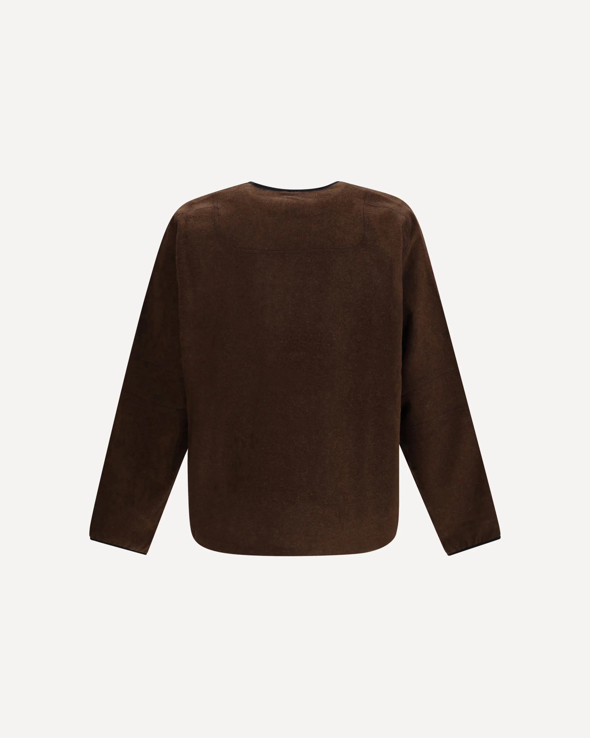Brushed Plain Wool Long Sleeve - Image 4