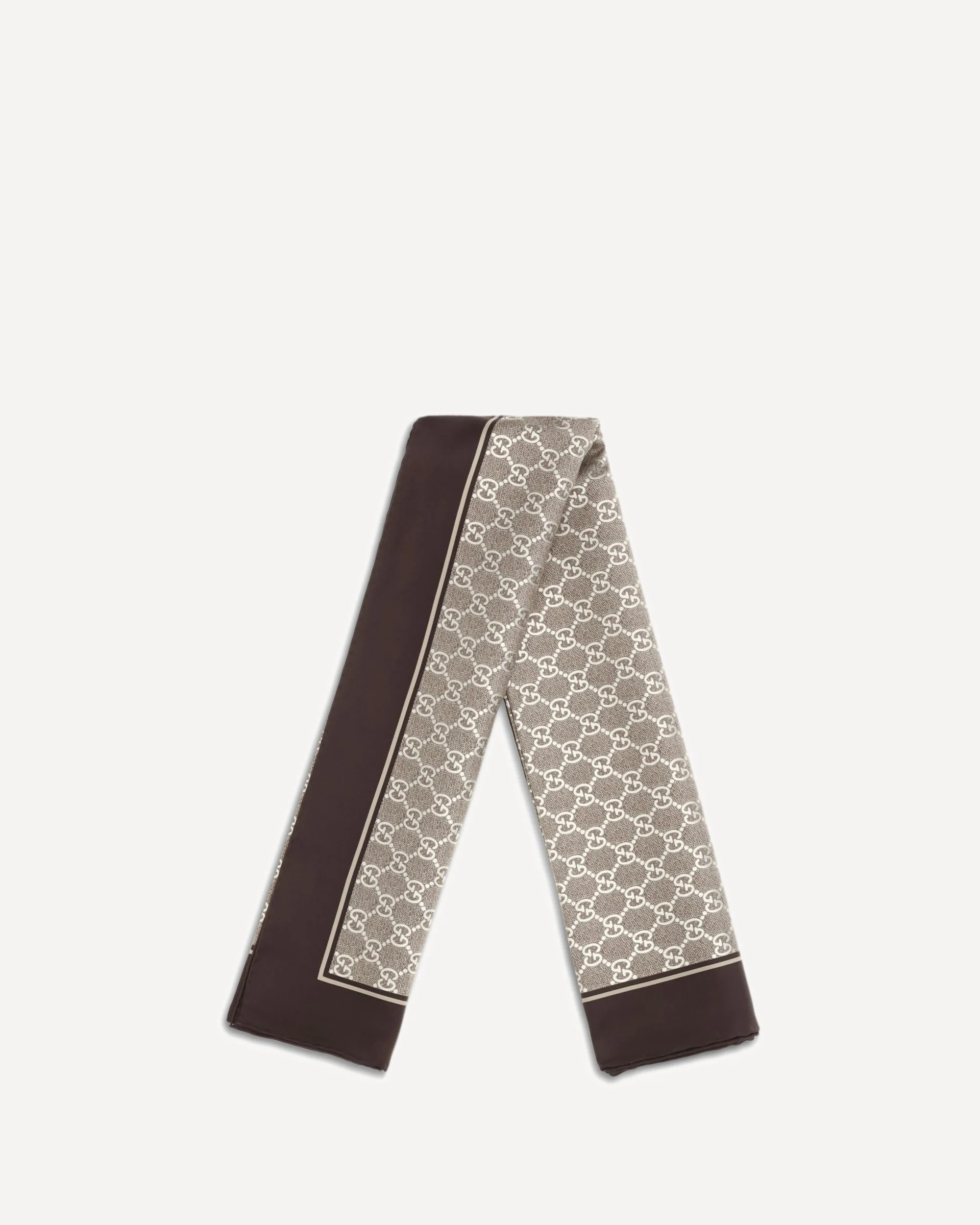 Laminated printed silk Scarf - Image 2