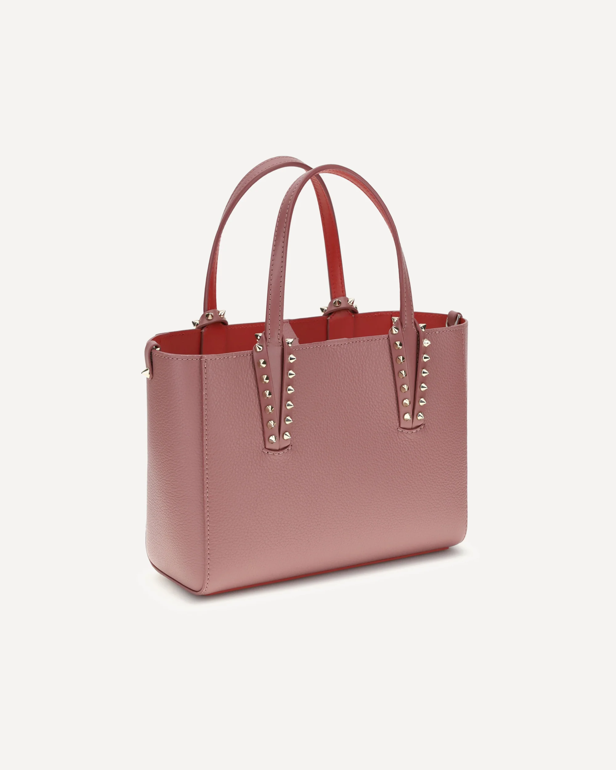 Leather Tote Bag with spikes - Image 5
