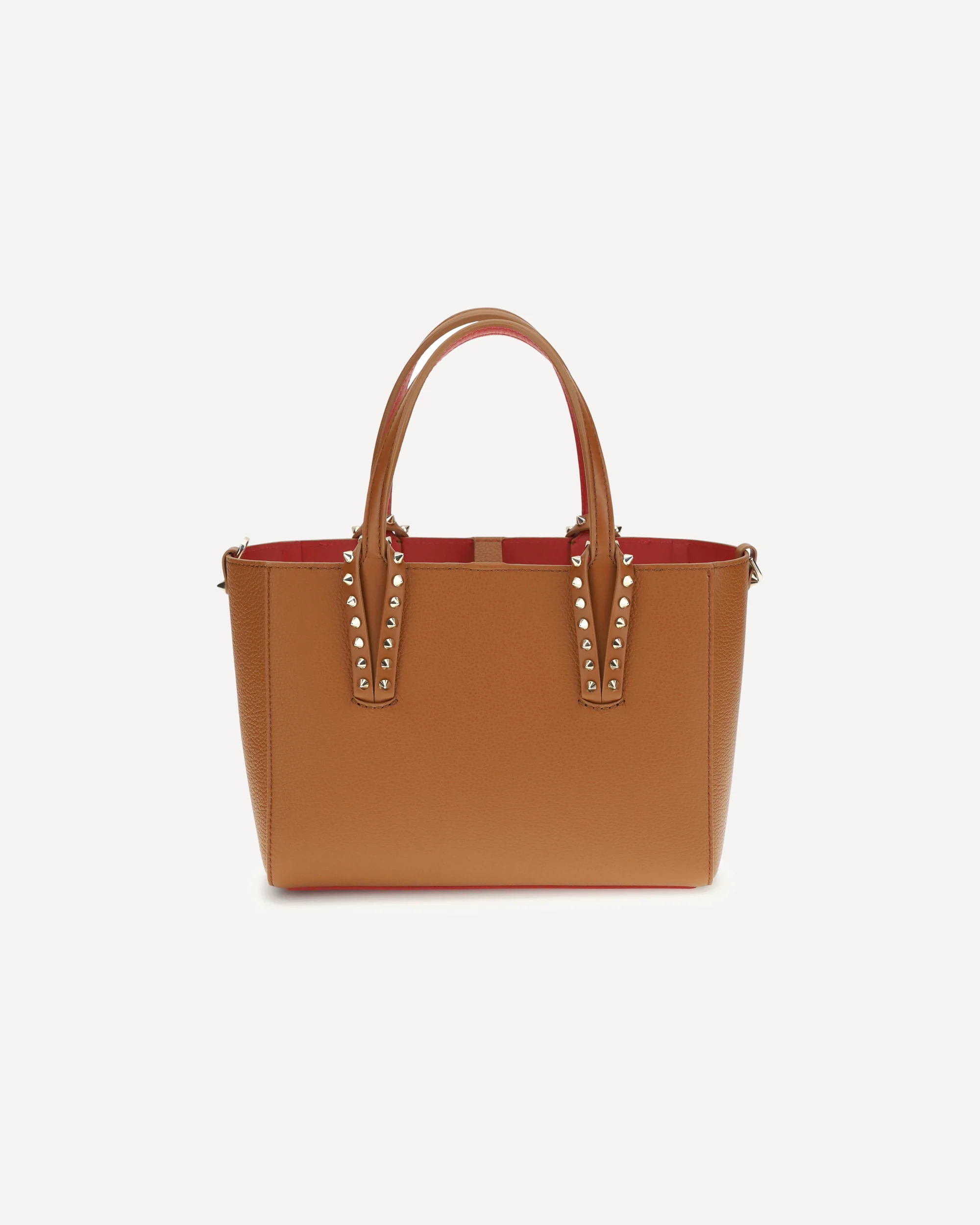Leather Tote Bag with spikes - Image 3