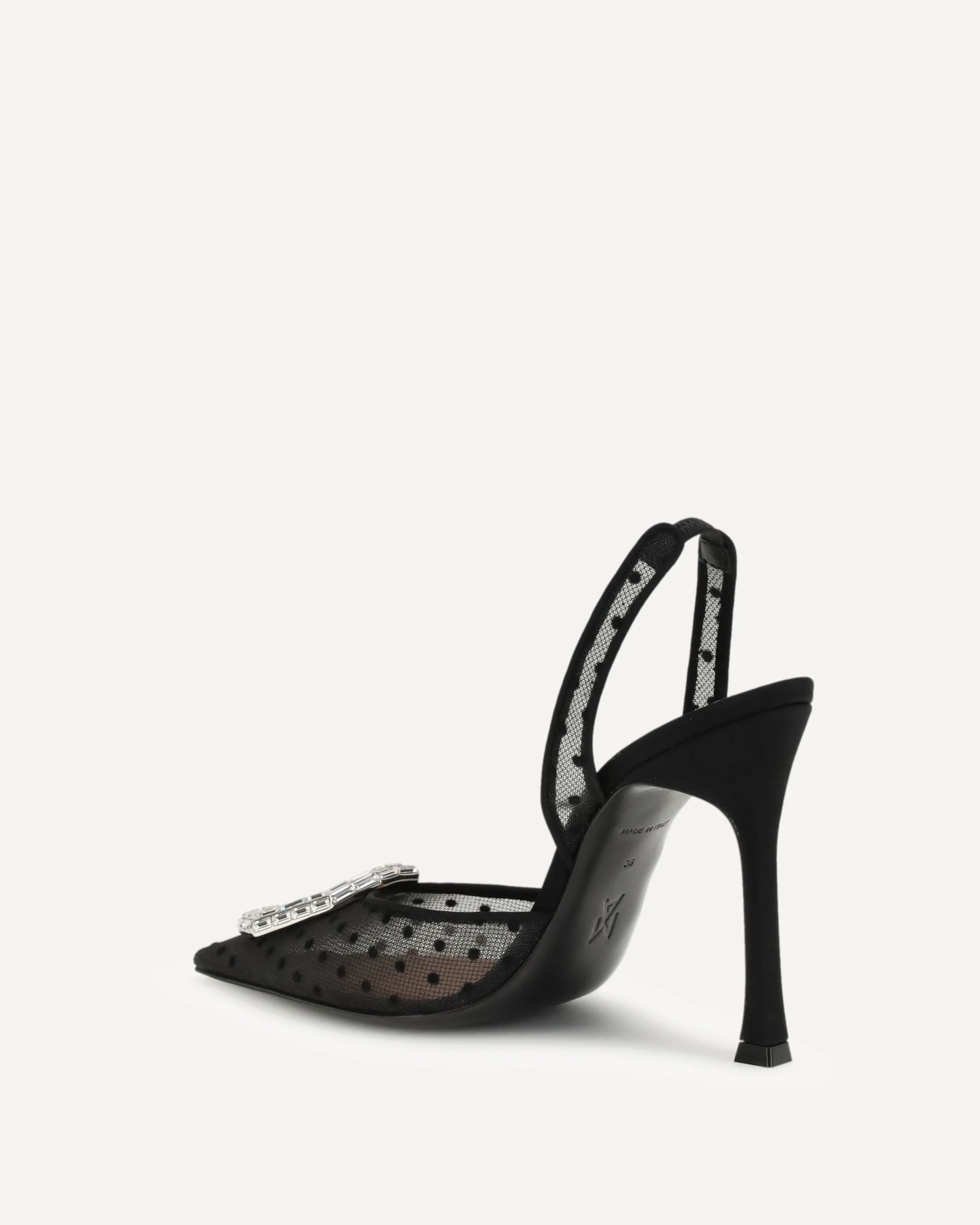 Camelia Sling 105 Pumps in lace with Polka-Dot - Image 2