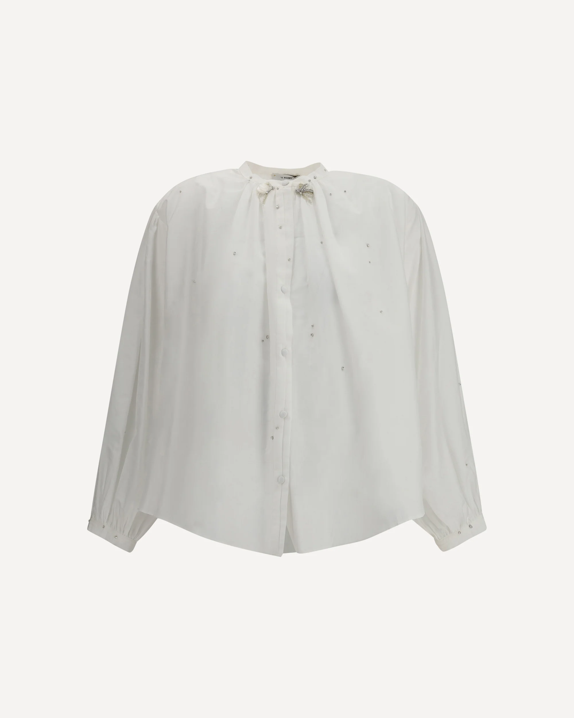 Voile Shirt with embroidery - Image 3