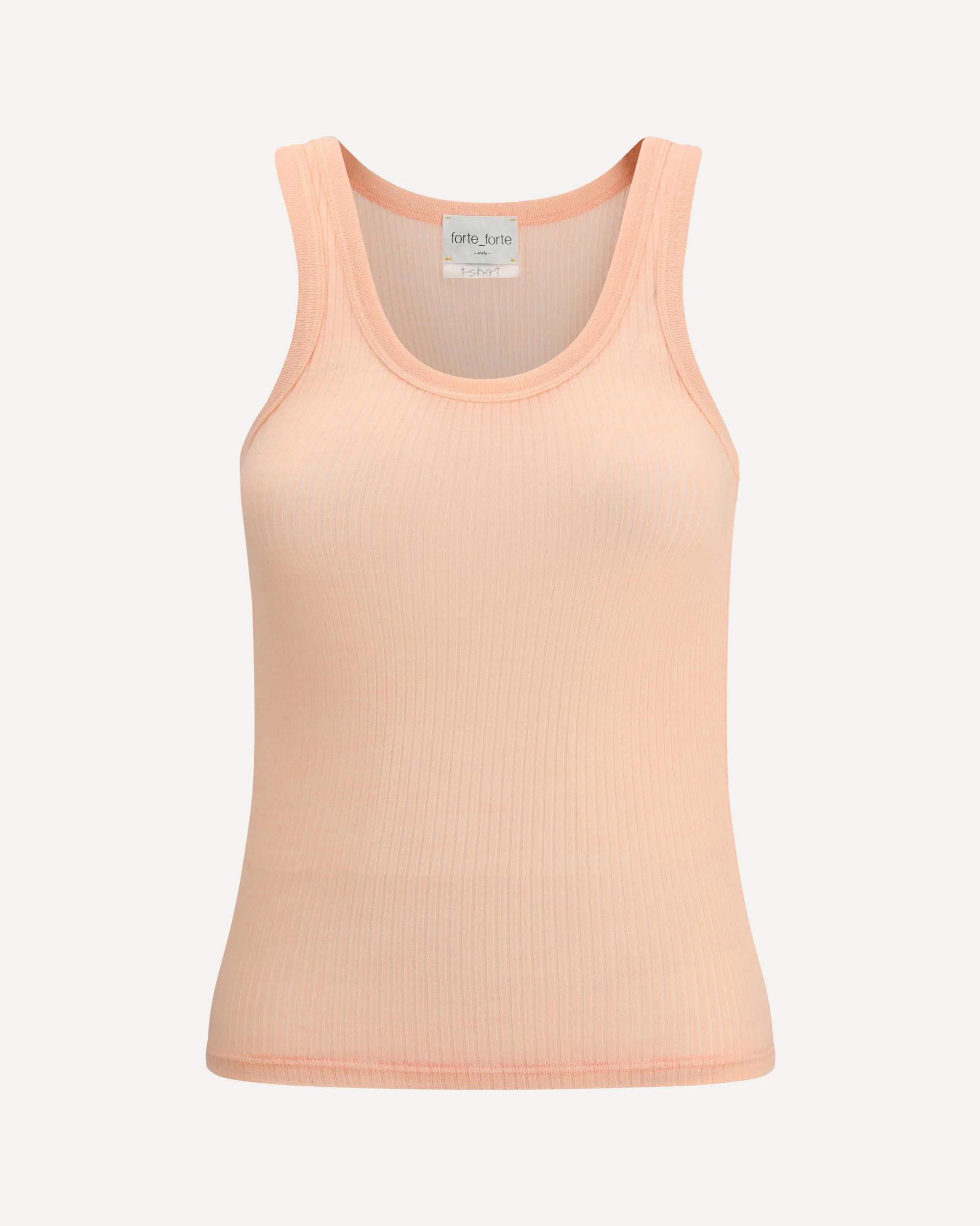 Halter-neck tank Top in wool jersey - Image 3