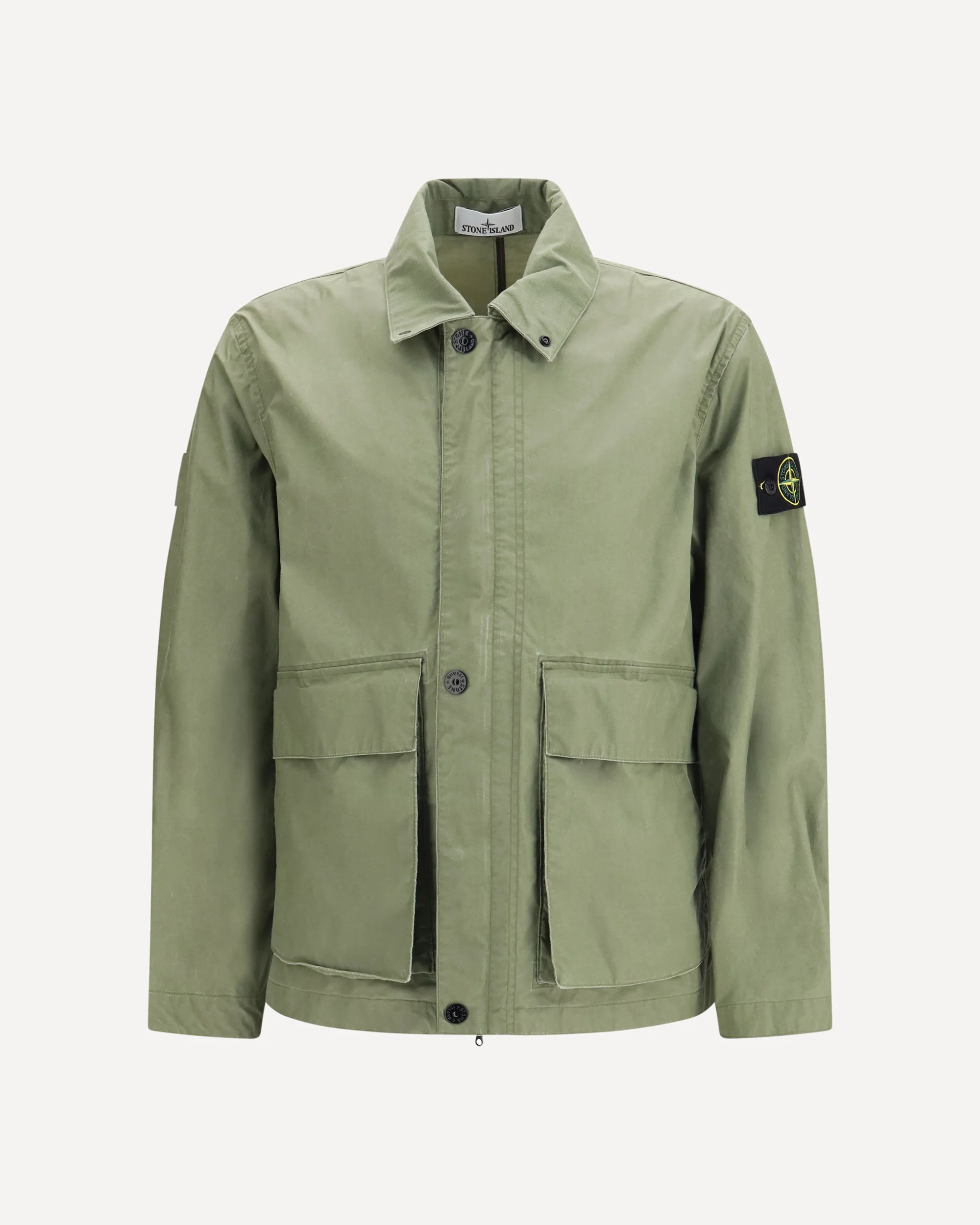 4100054 Waxed Pigment Cotton Tela coach Jacket - Image 3