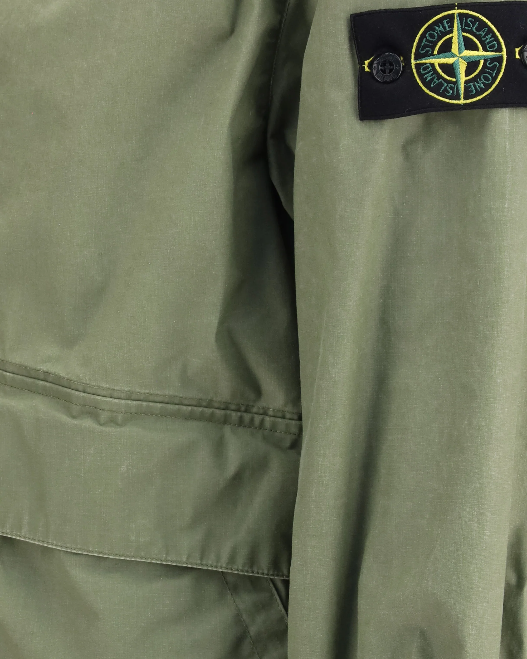 4100054 Waxed Pigment Cotton Tela coach Jacket - Image 5