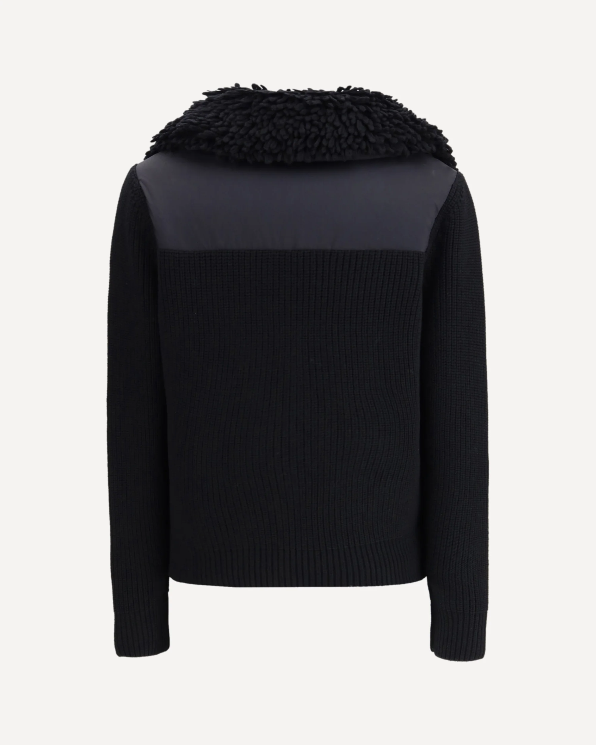 Padded wool zip-up Cardigan - Image 2