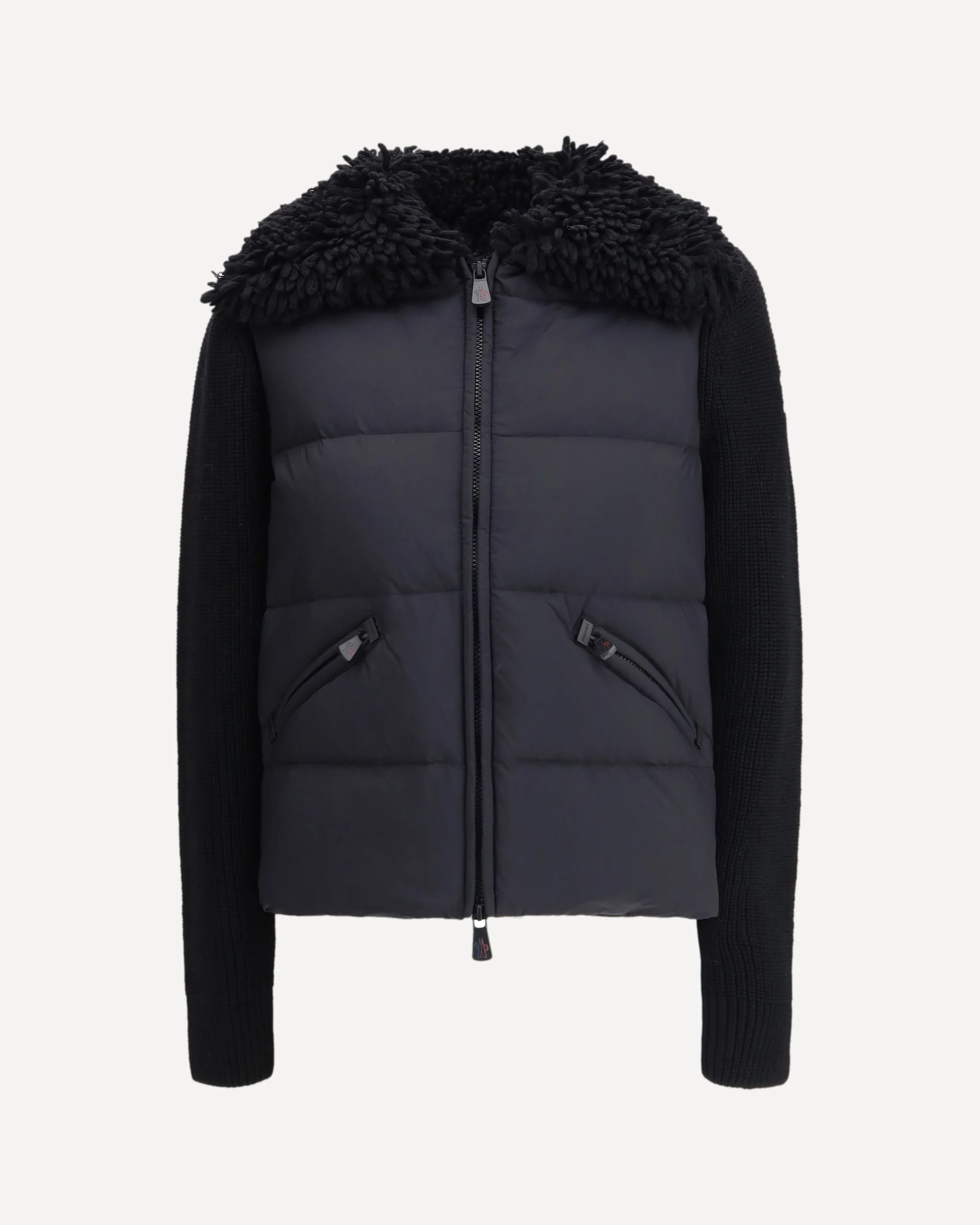 Padded wool zip-up Cardigan - Image 3