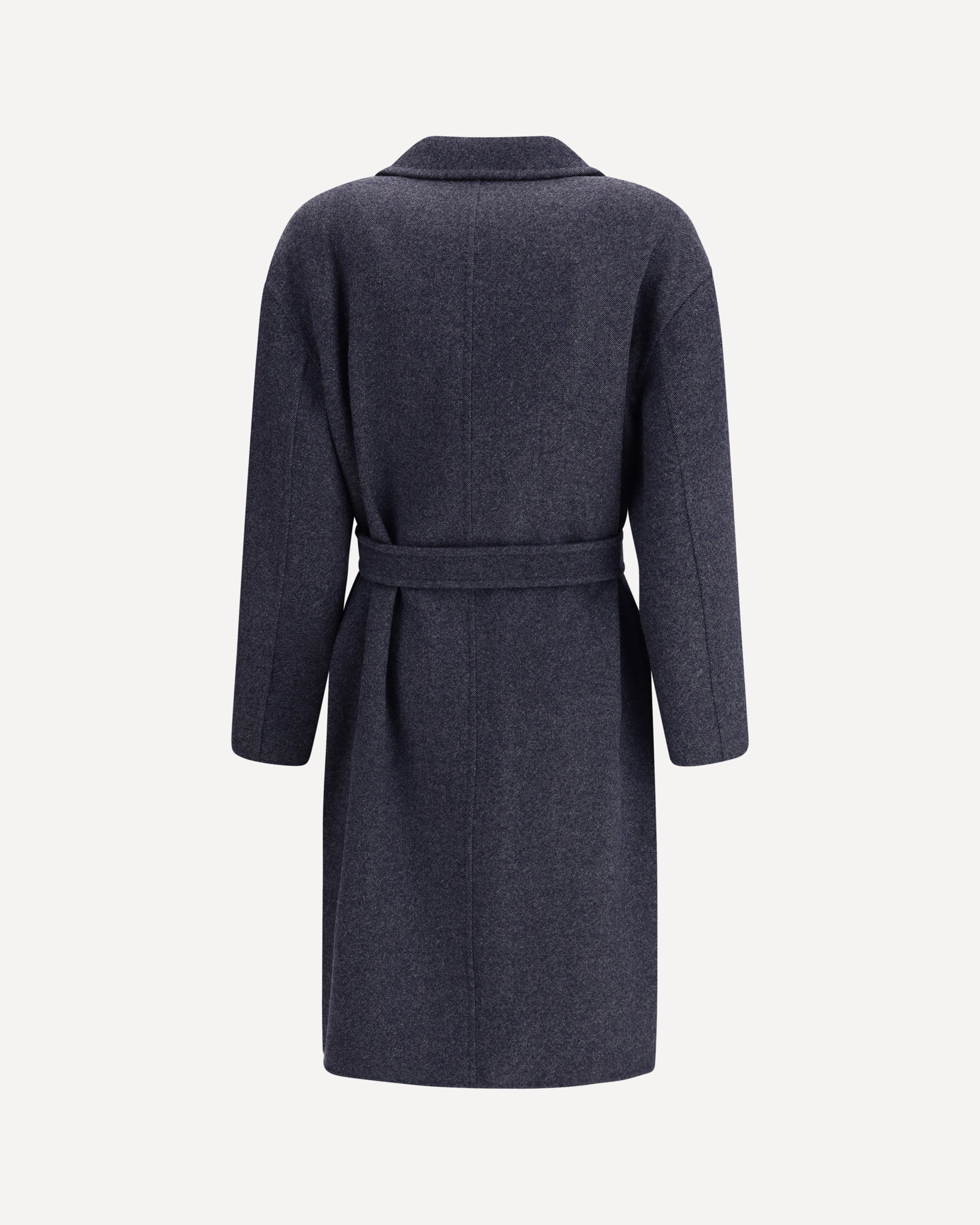 Denim-effect Wool Carnia Coat - Image 4