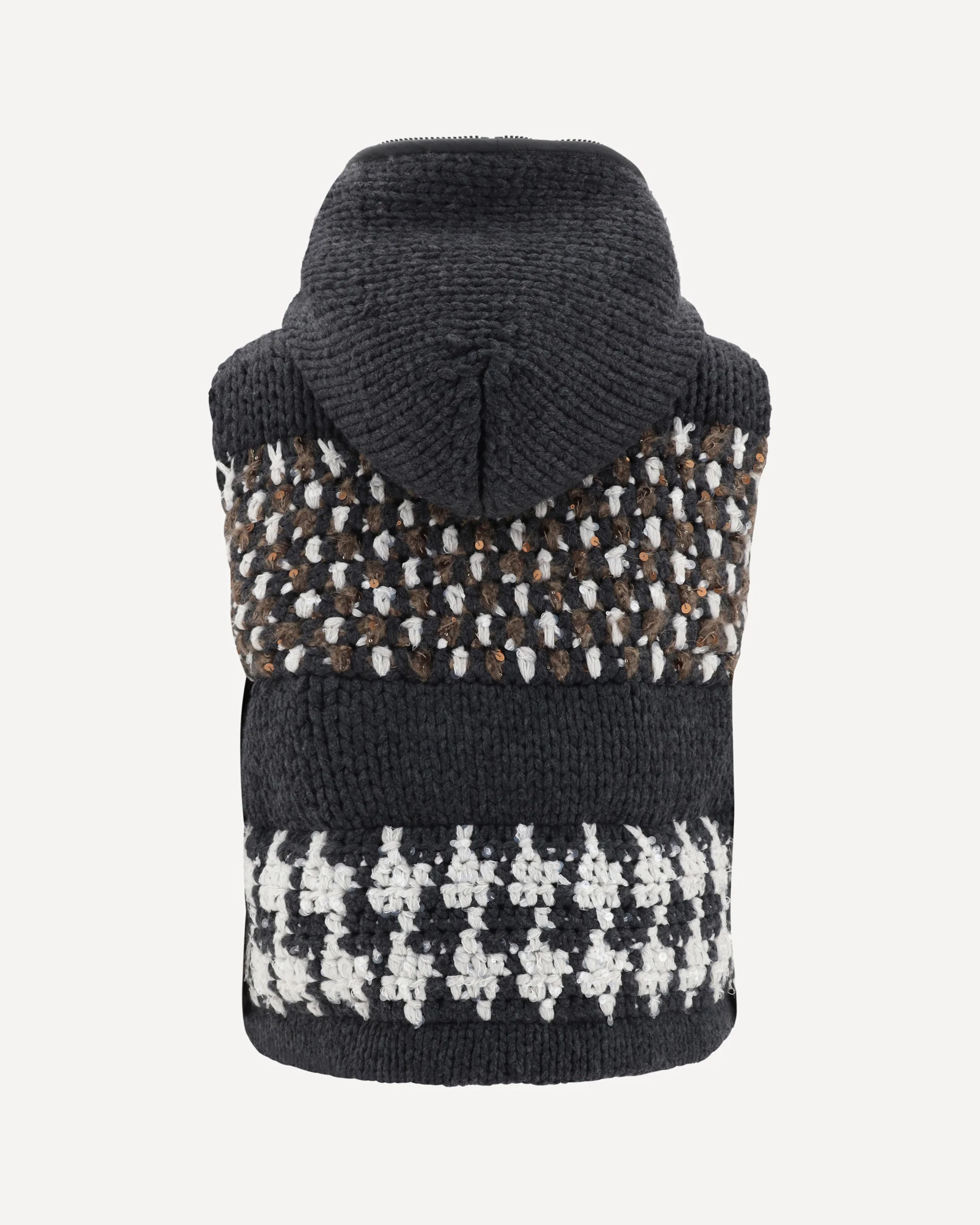 Cashmere padded Gilet - Image 4