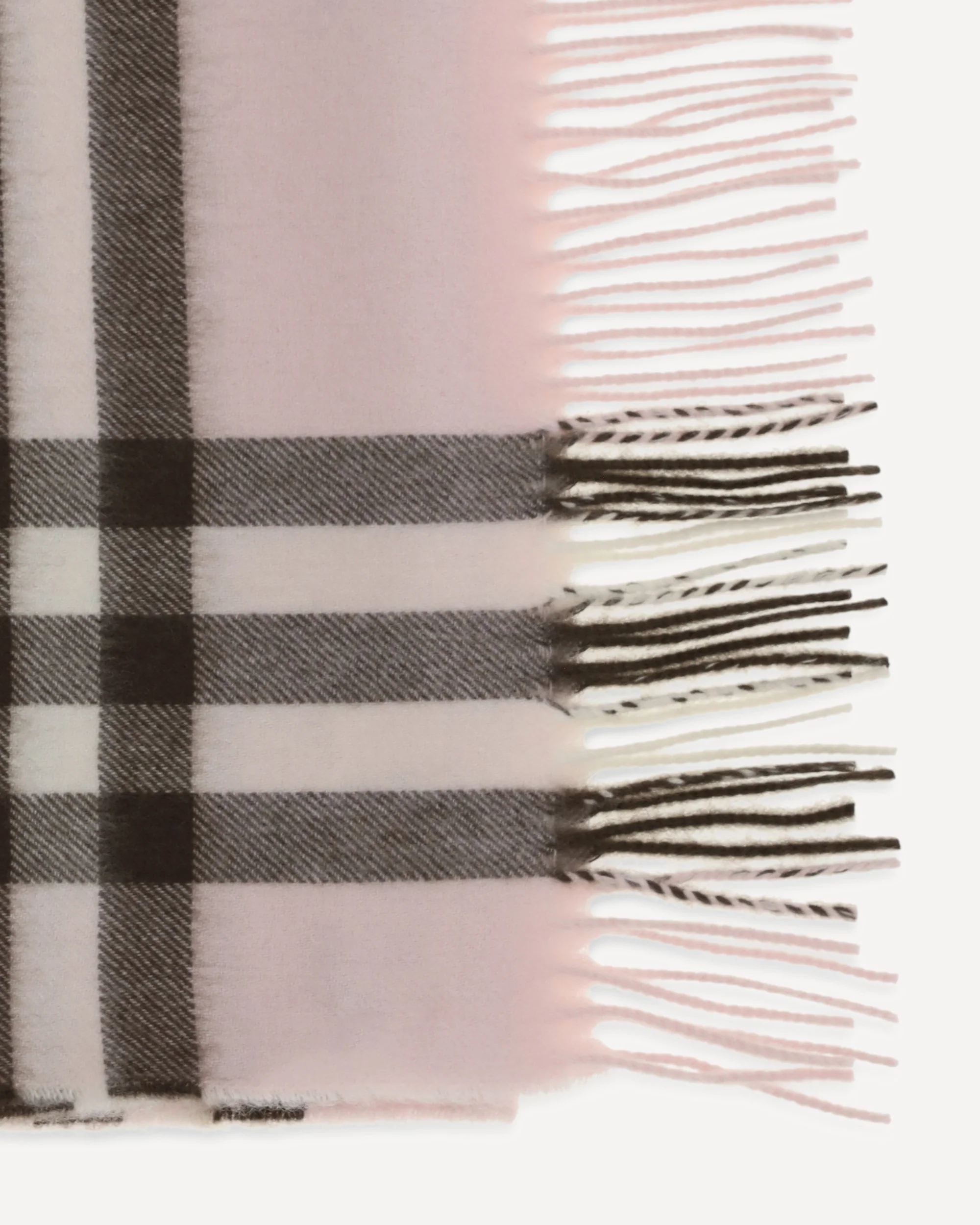 Check Cashmere Scarf - Image 5