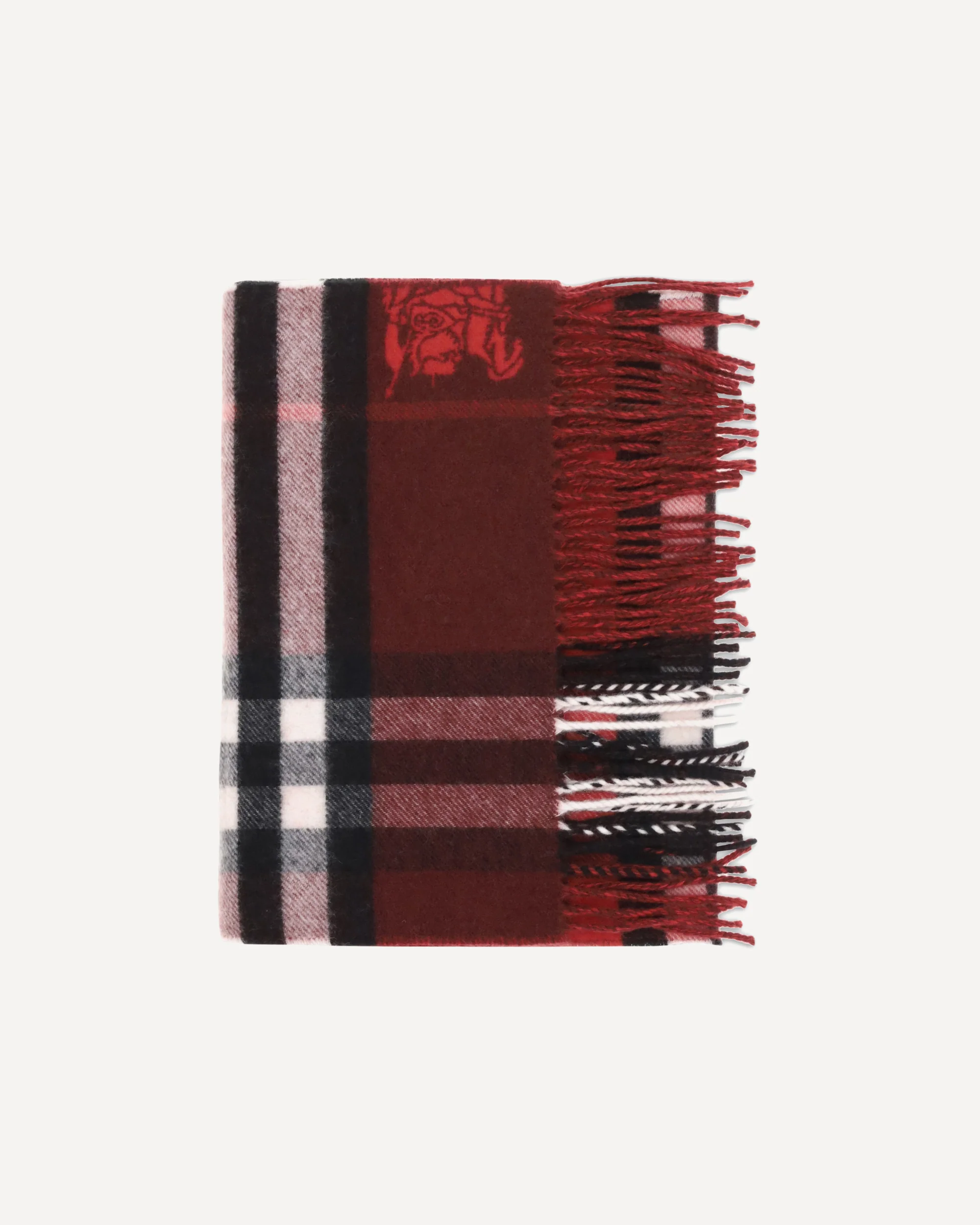 Cashmere Check Scarf - Image 3