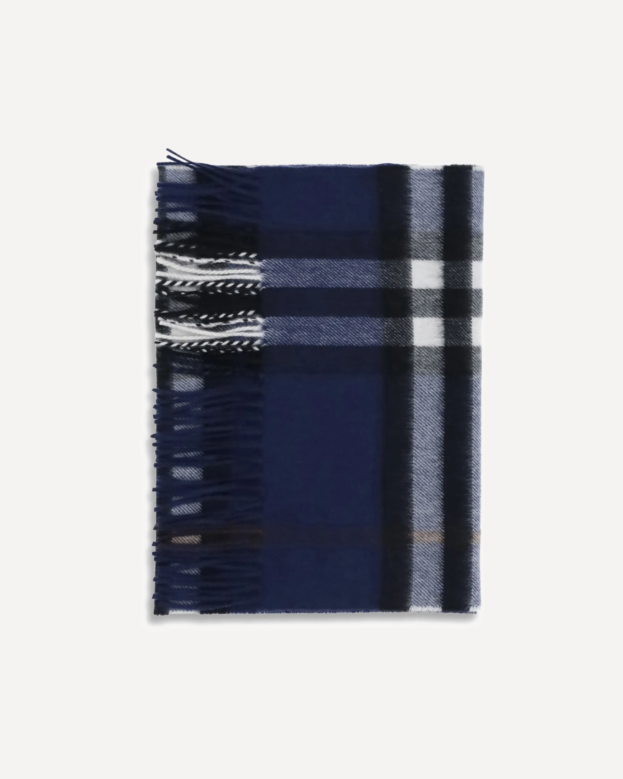 Cashmere Check pattern Scarf - Image 3