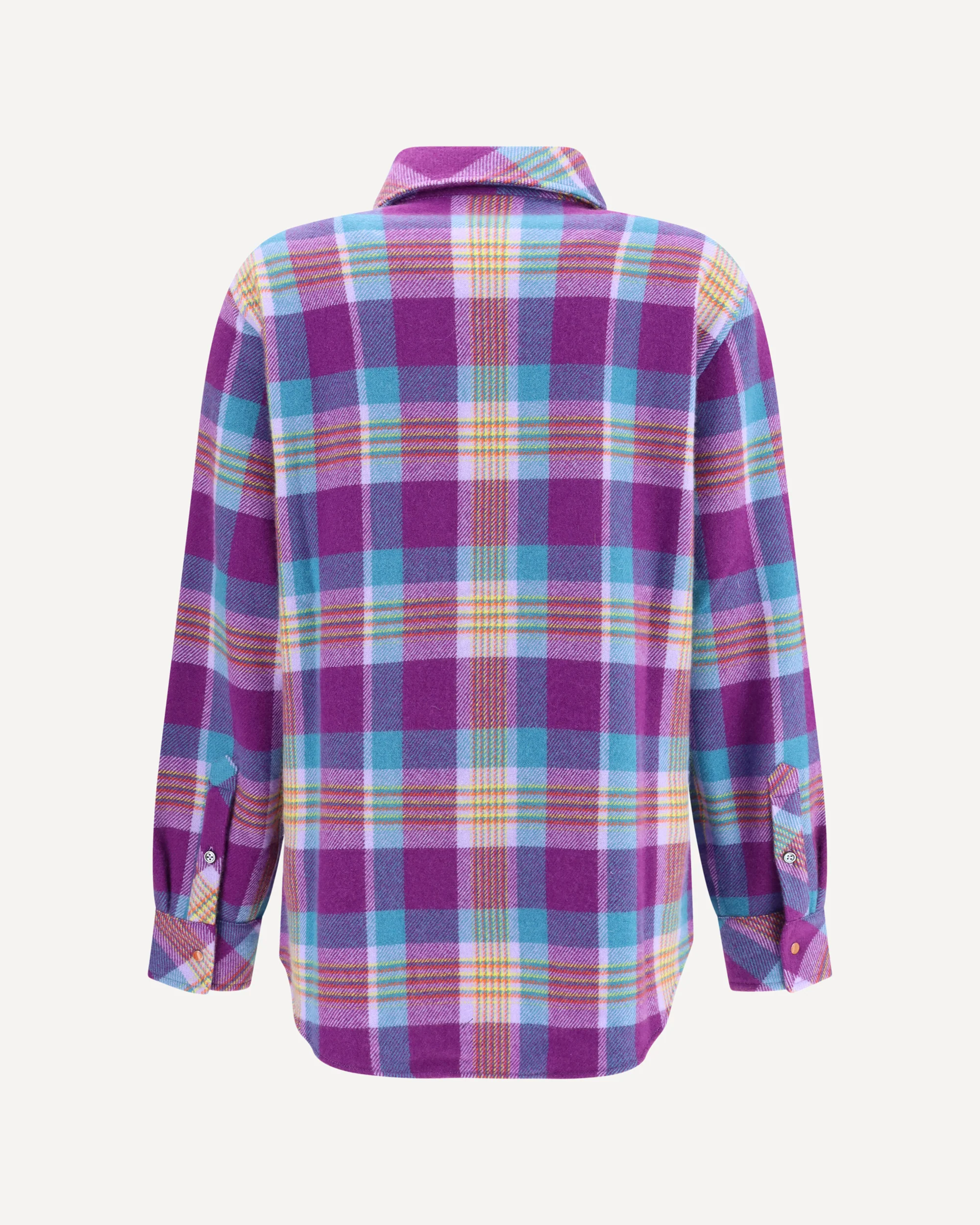 Check cashmere Shirt - Image 4