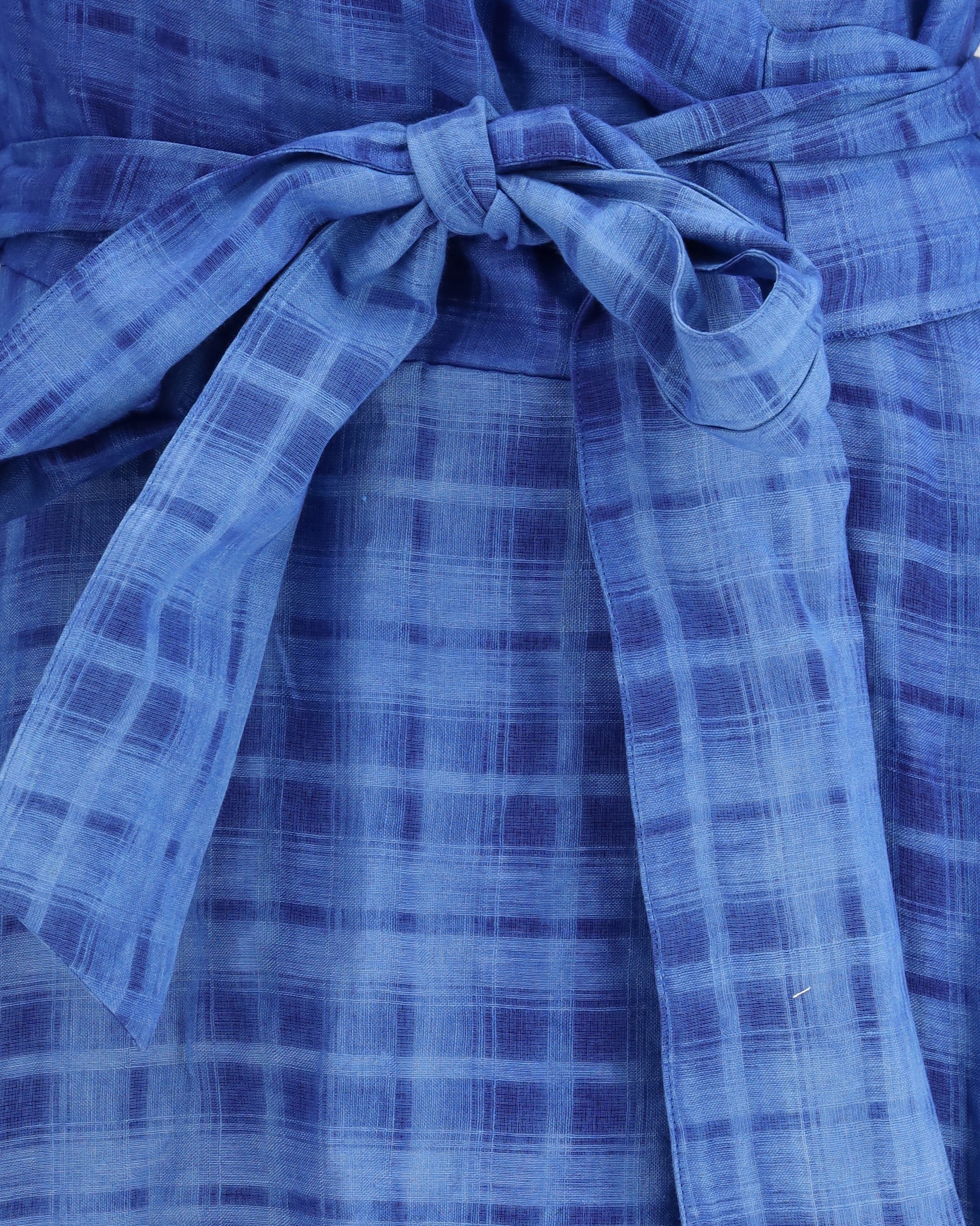 Check chemisier Dress - Image 5