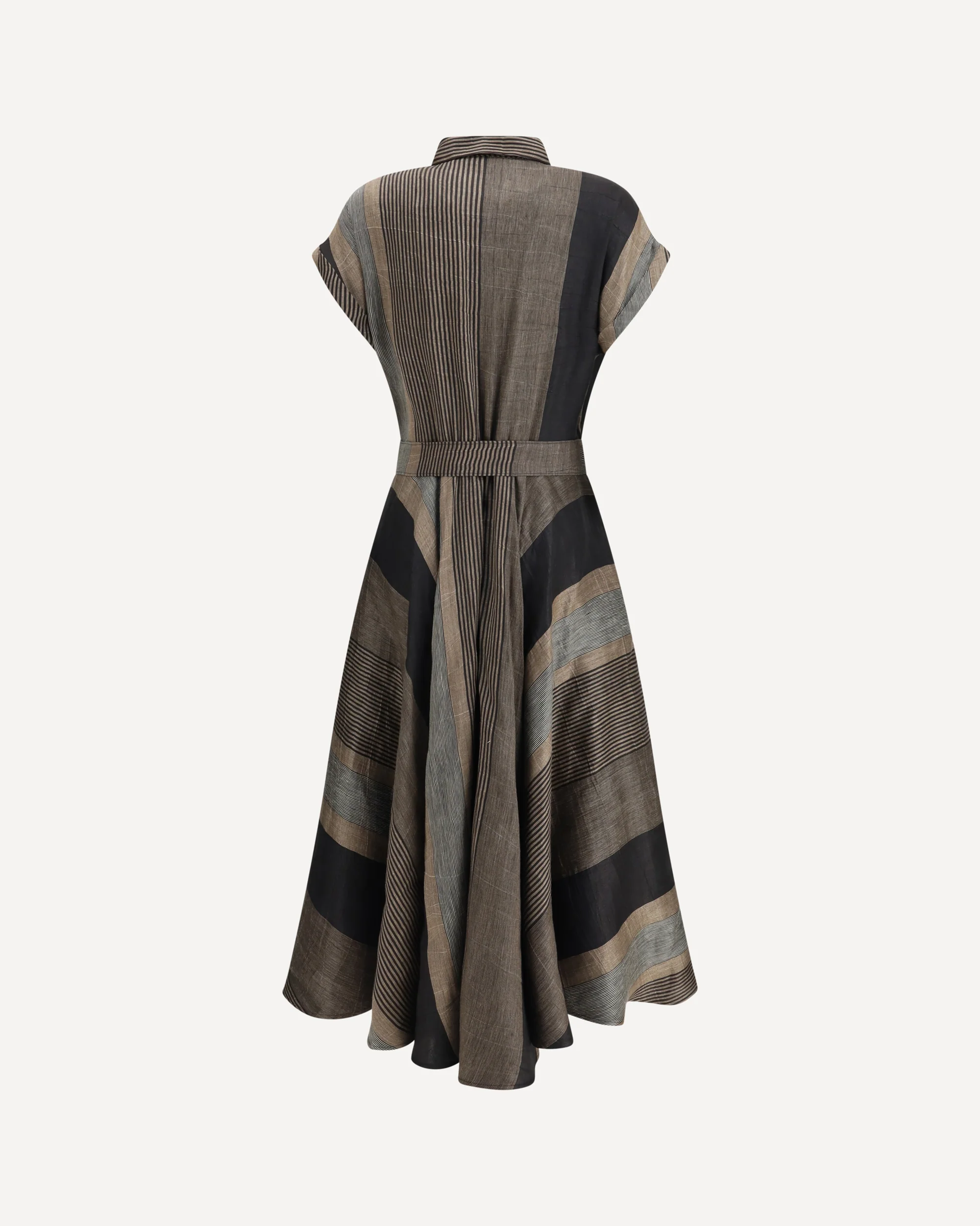 Chemisier striped Dress - Image 4