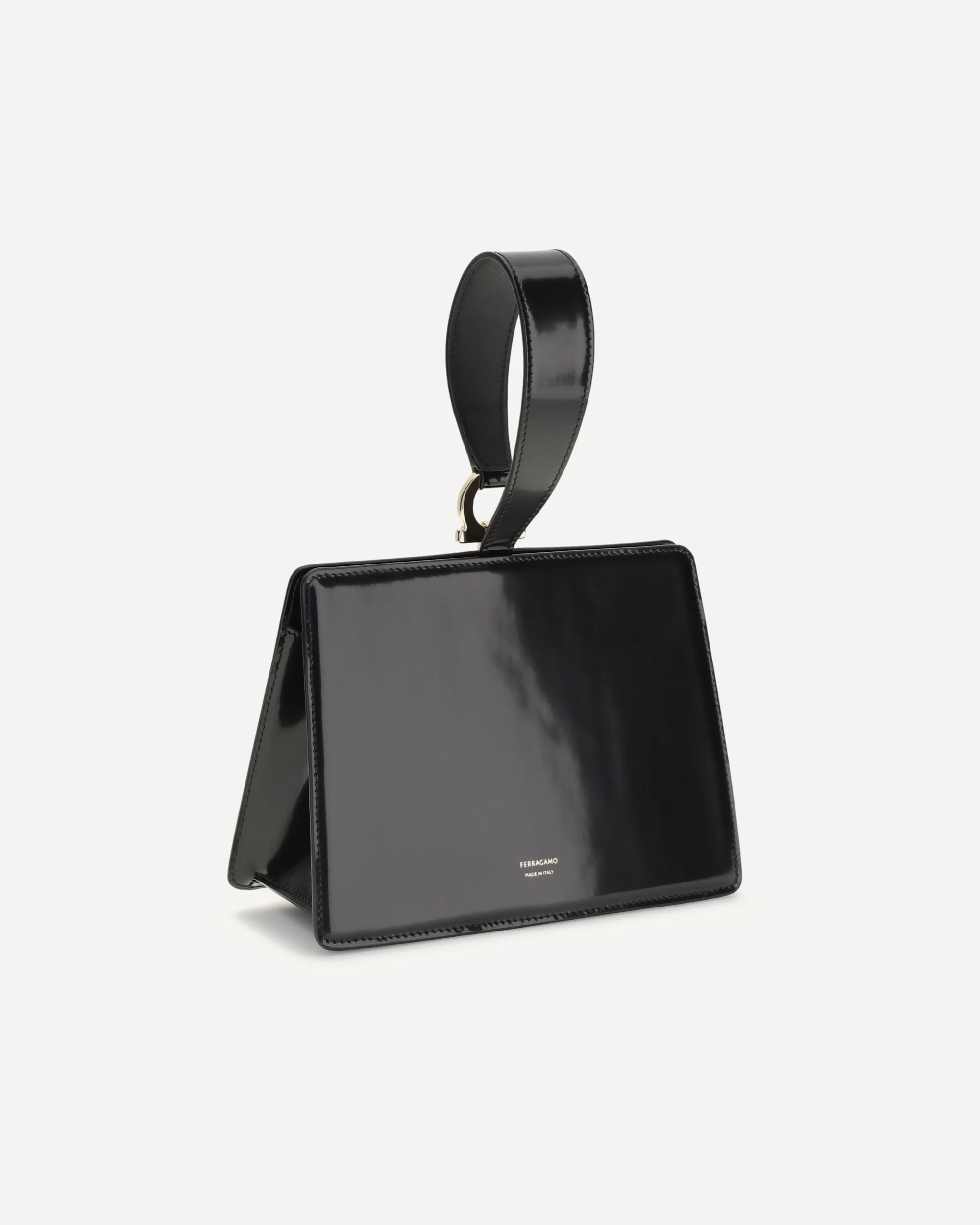 Rigid leather Handbag - Image 5