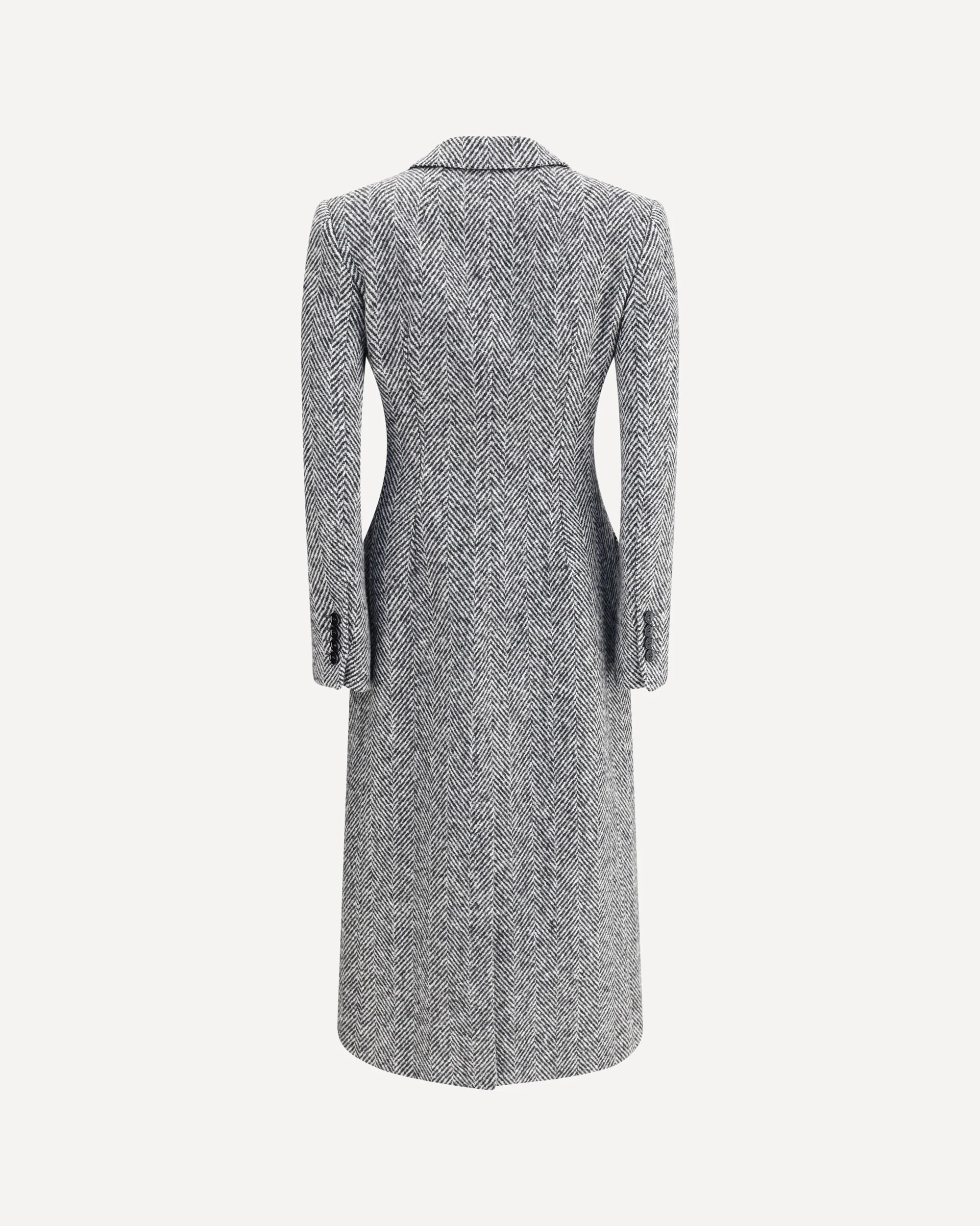 Single-breasted chevron Coat - Image 2