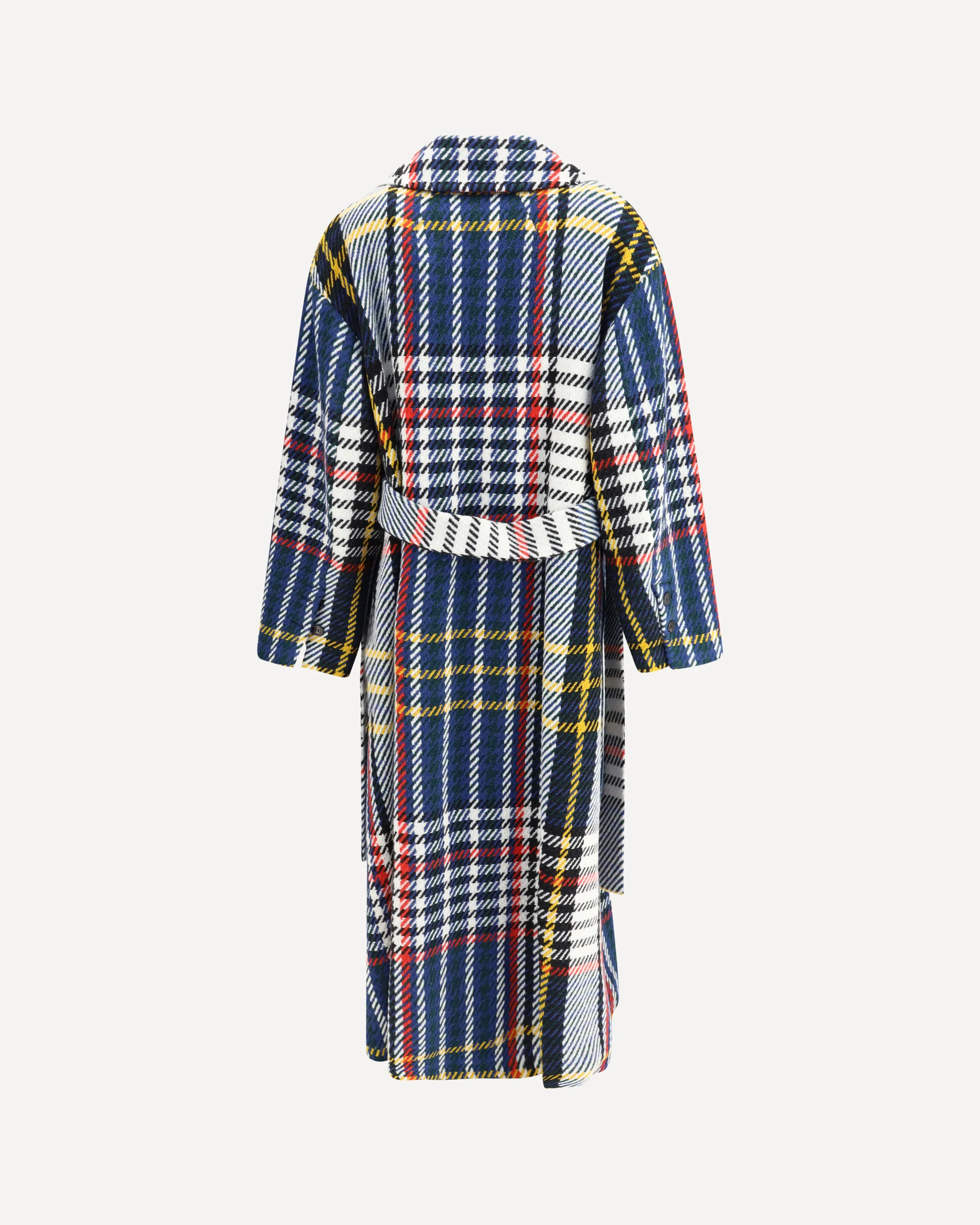 Check long Coat - Image 2