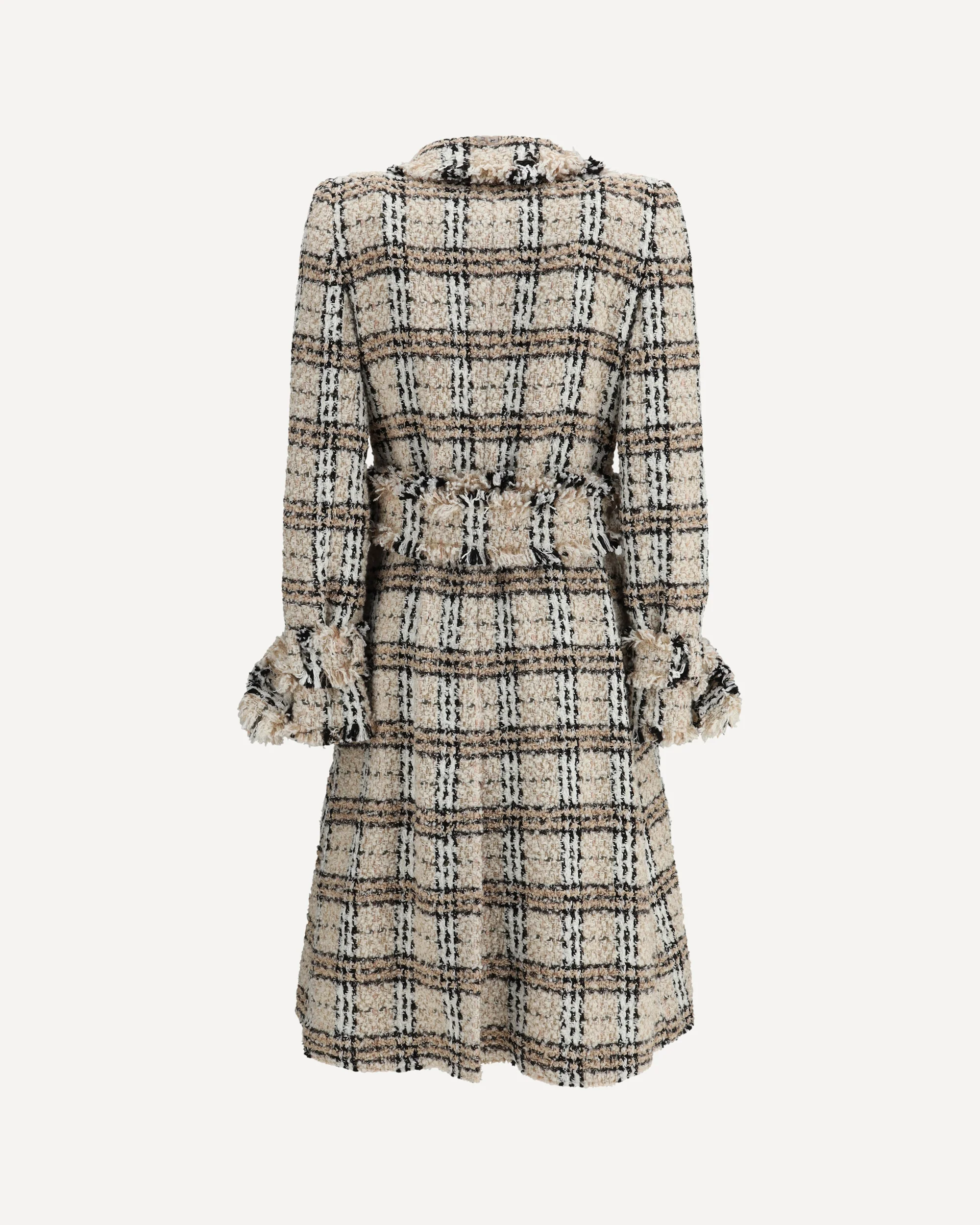 Check bouclé Coat - Image 2