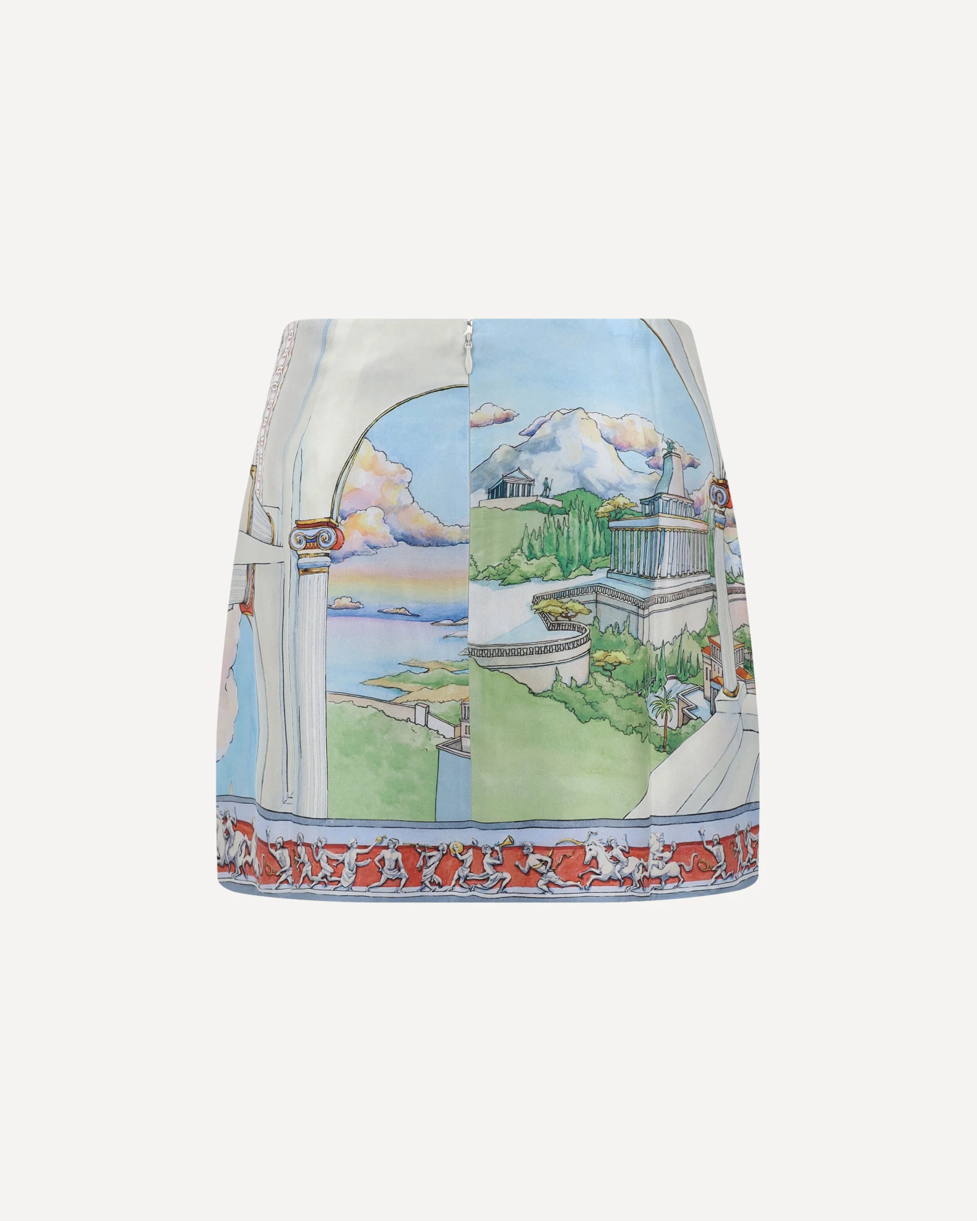 Colorful silk Miniskirt - Image 2