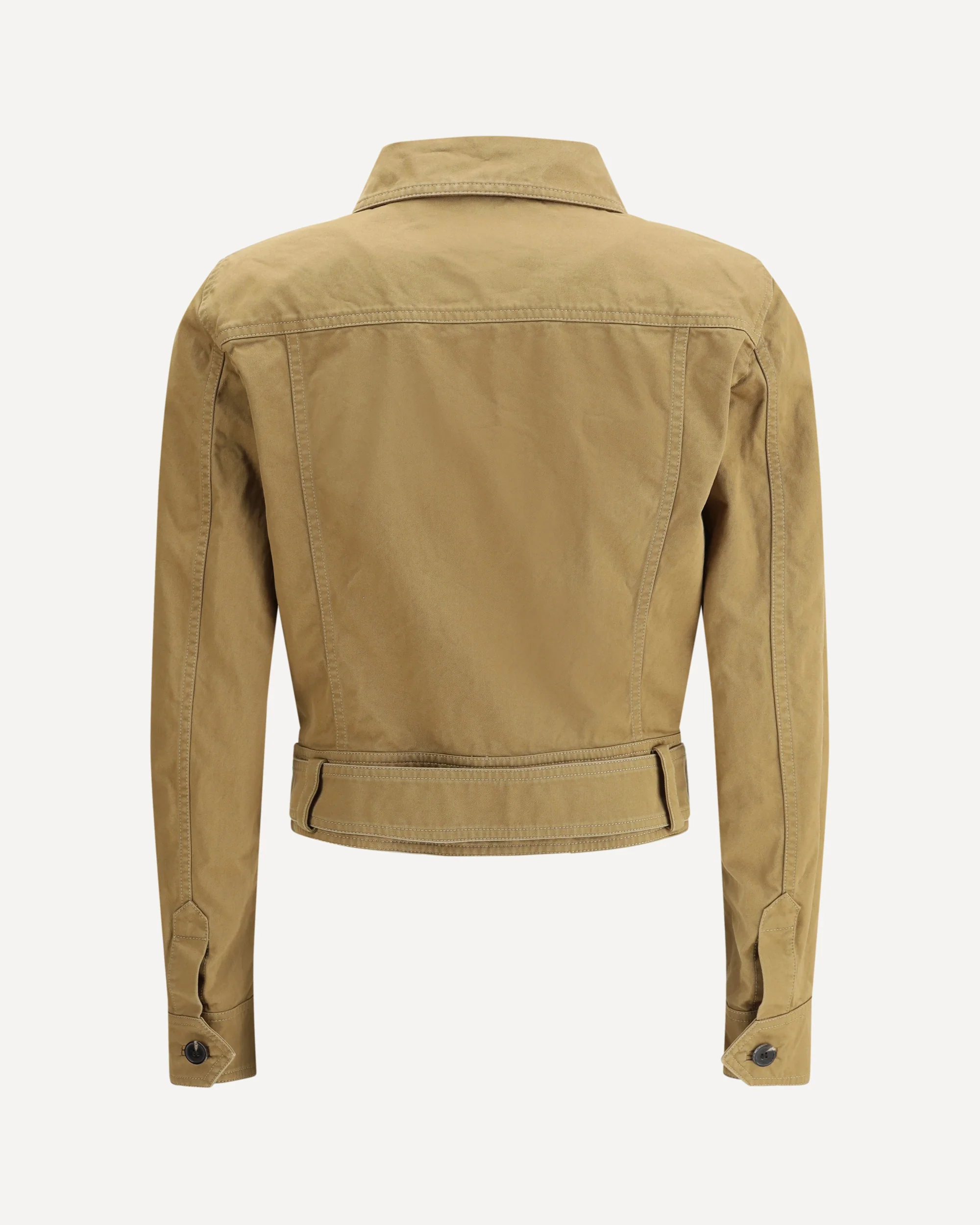 Cotton cropped Jacket - Image 4