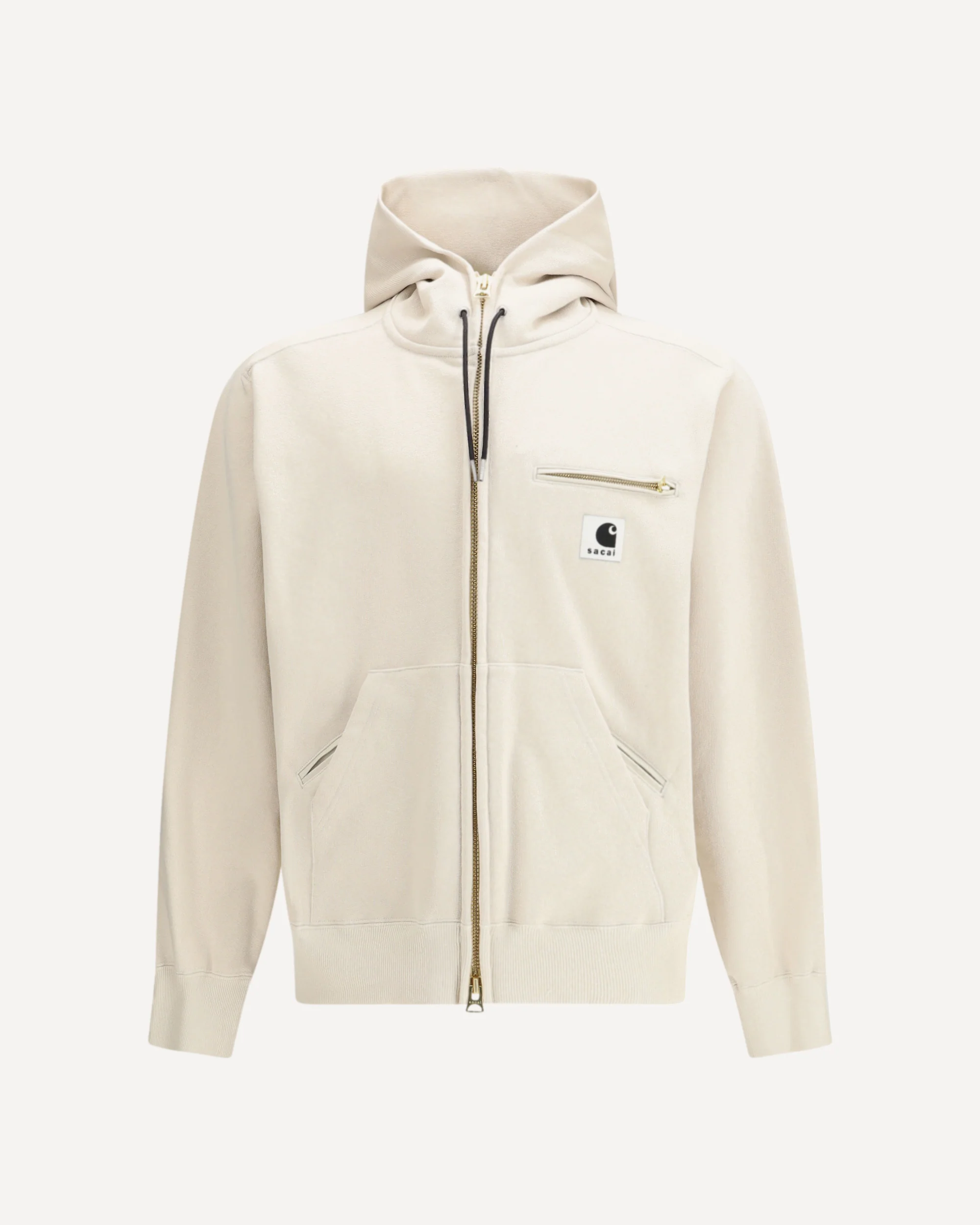 Cotton jersey Hoodie by Sacai + Carhartt WIP
