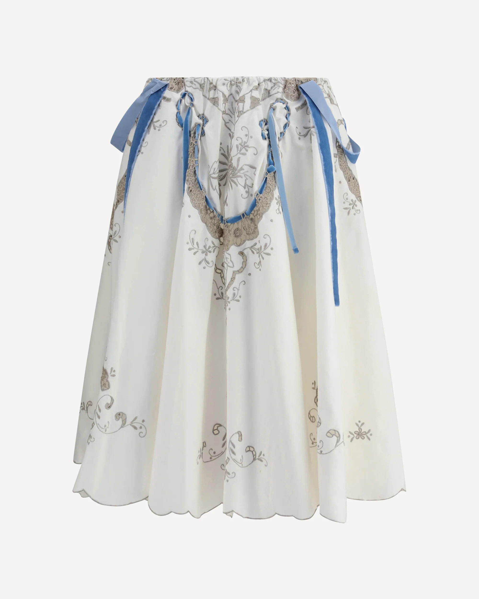 Cotton midi Skirt - Image 3