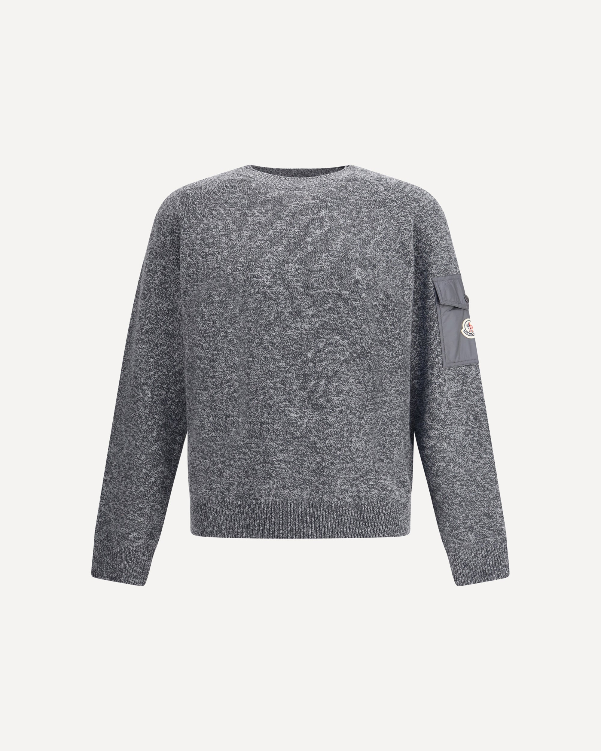 Wool mouliné and cashmere Sweater - Image 3