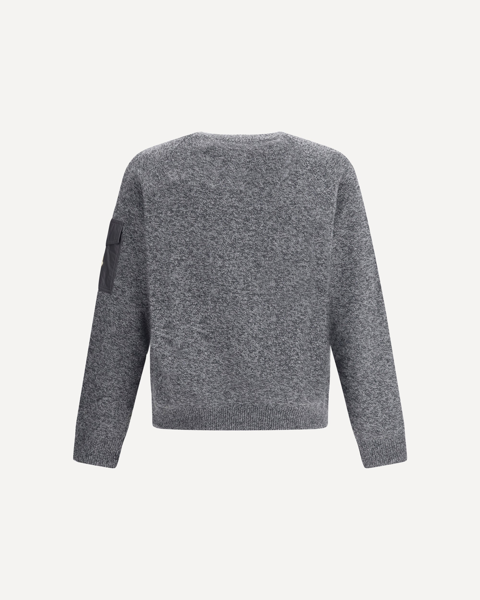 Wool mouliné and cashmere Sweater - Image 4
