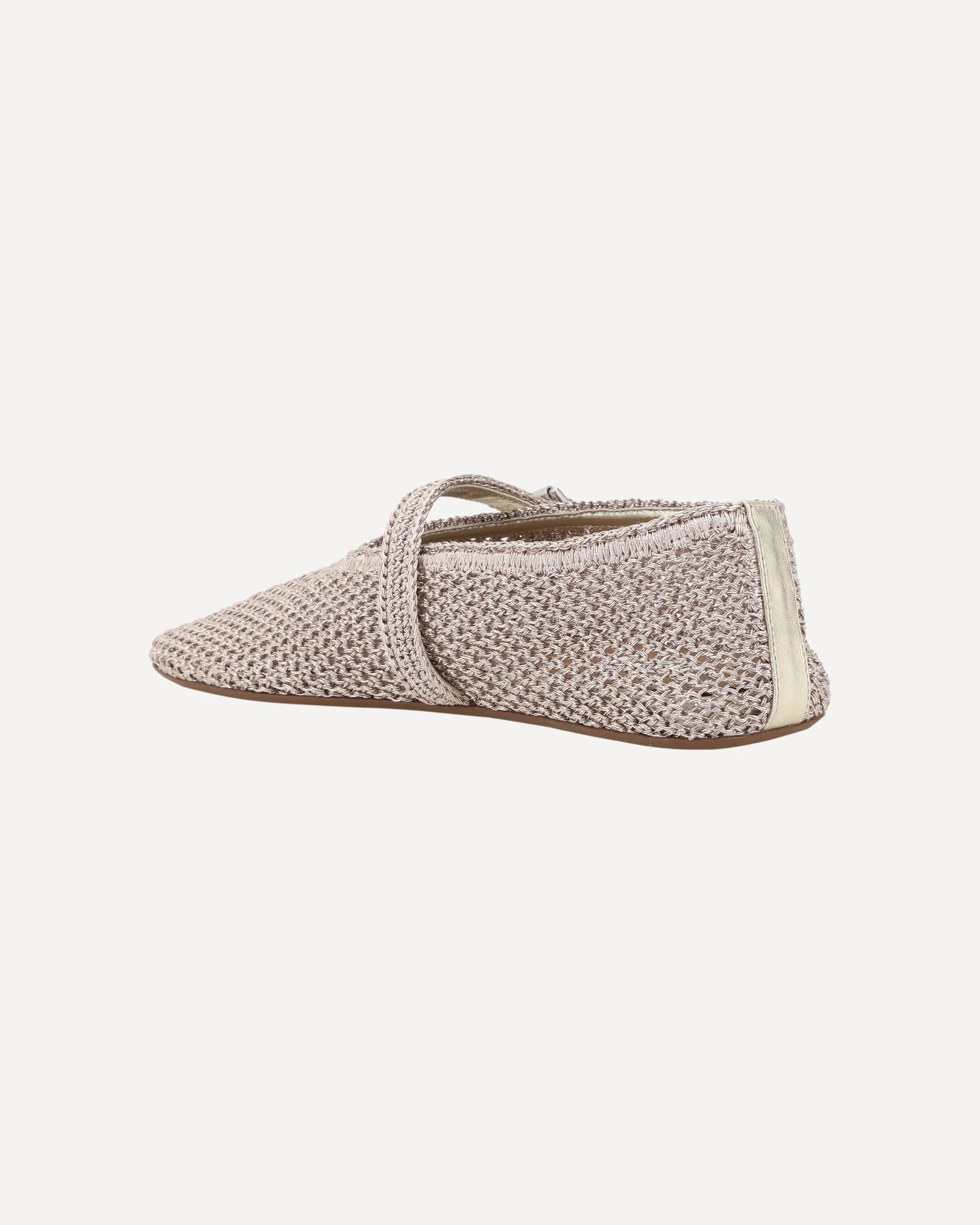 Crocheted lurex Ballerinas - Image 5