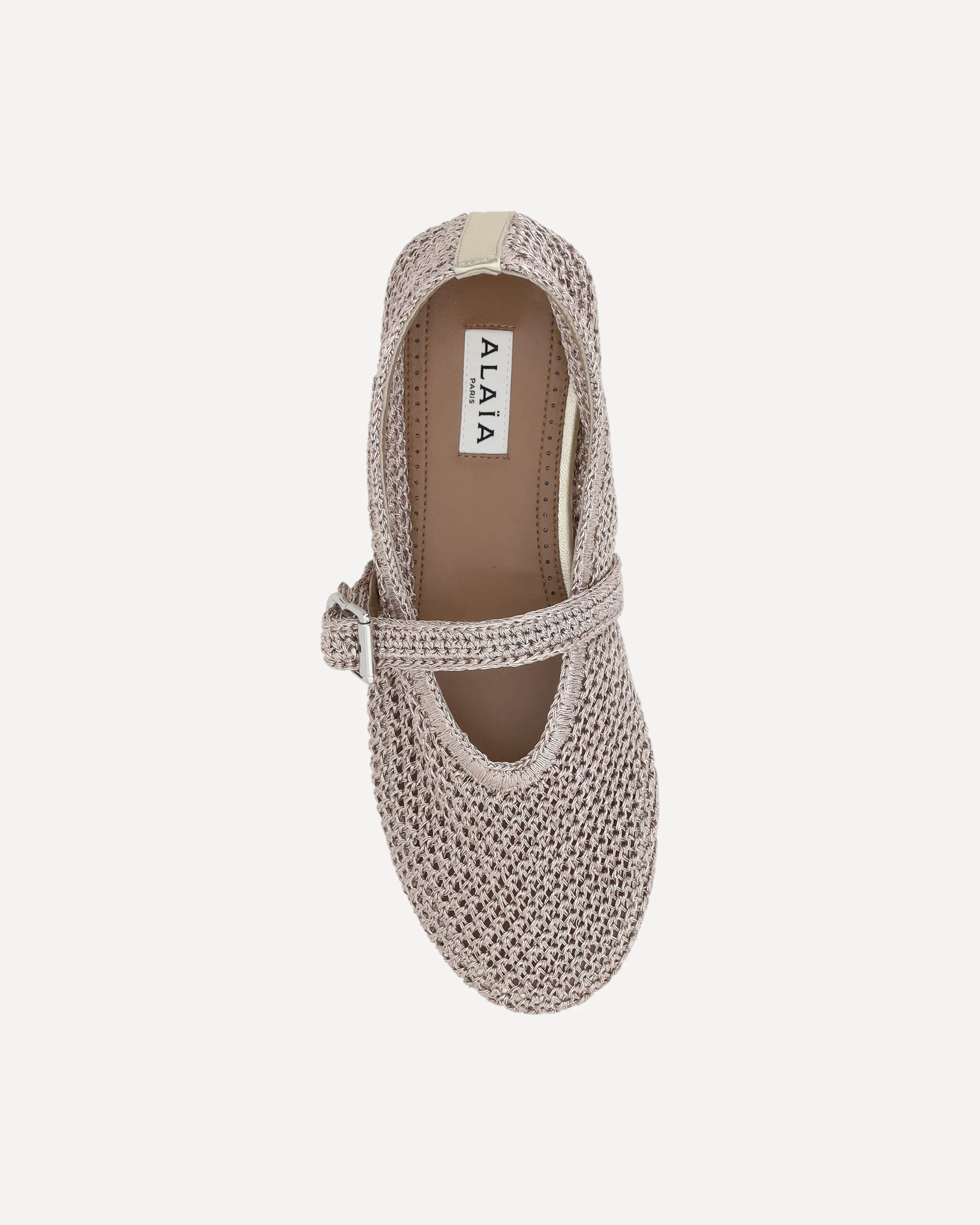 Crocheted lurex Ballerinas - Image 6